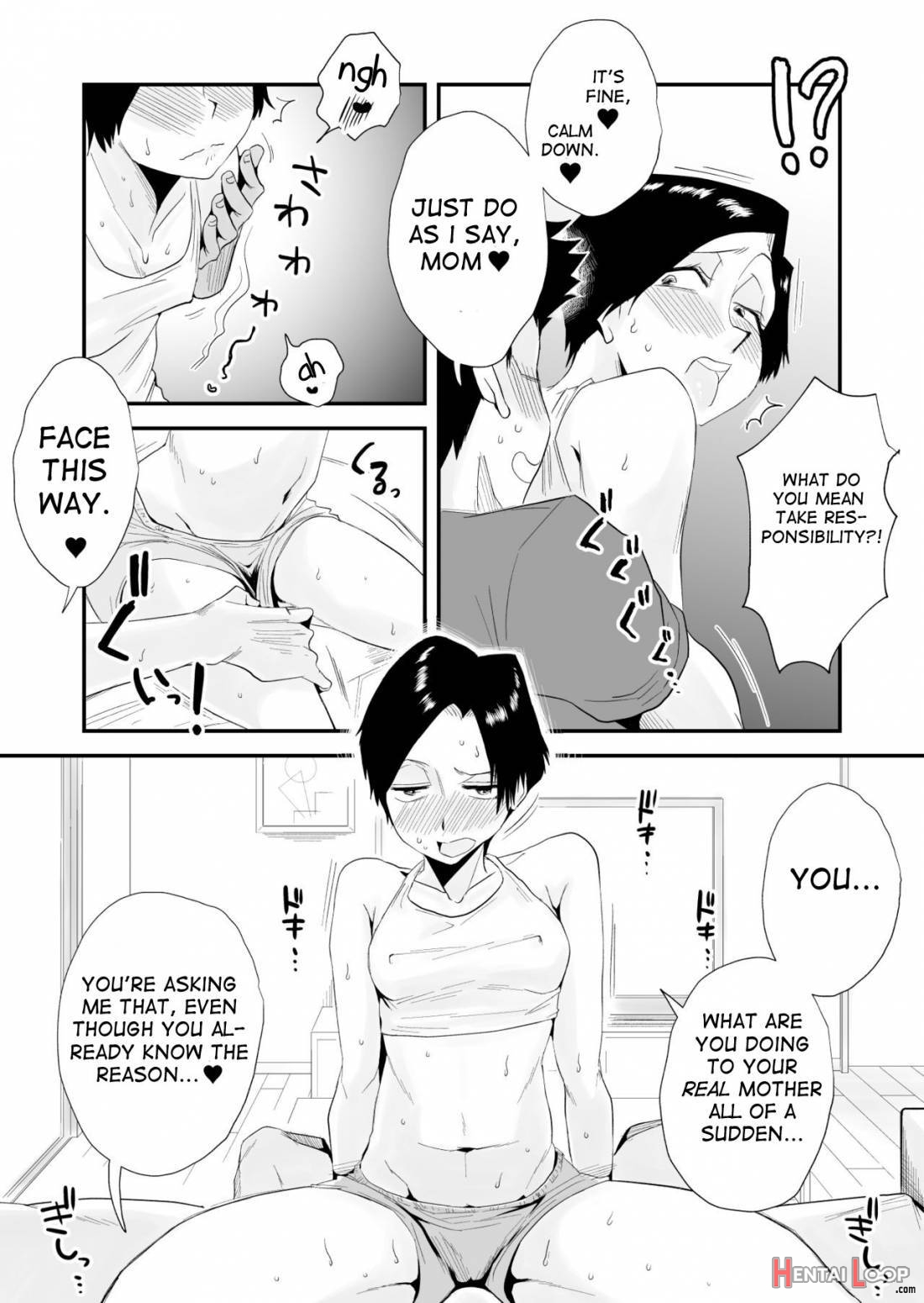 46-sai Hinnyuu Haha to no Kinshin SEX page 17