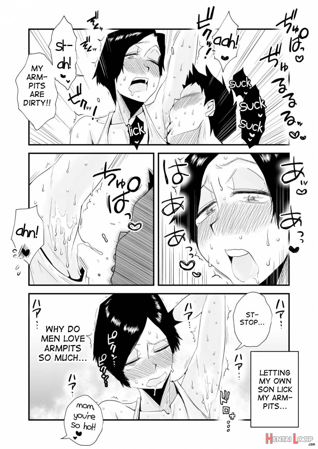 46-sai Hinnyuu Haha to no Kinshin SEX page 19