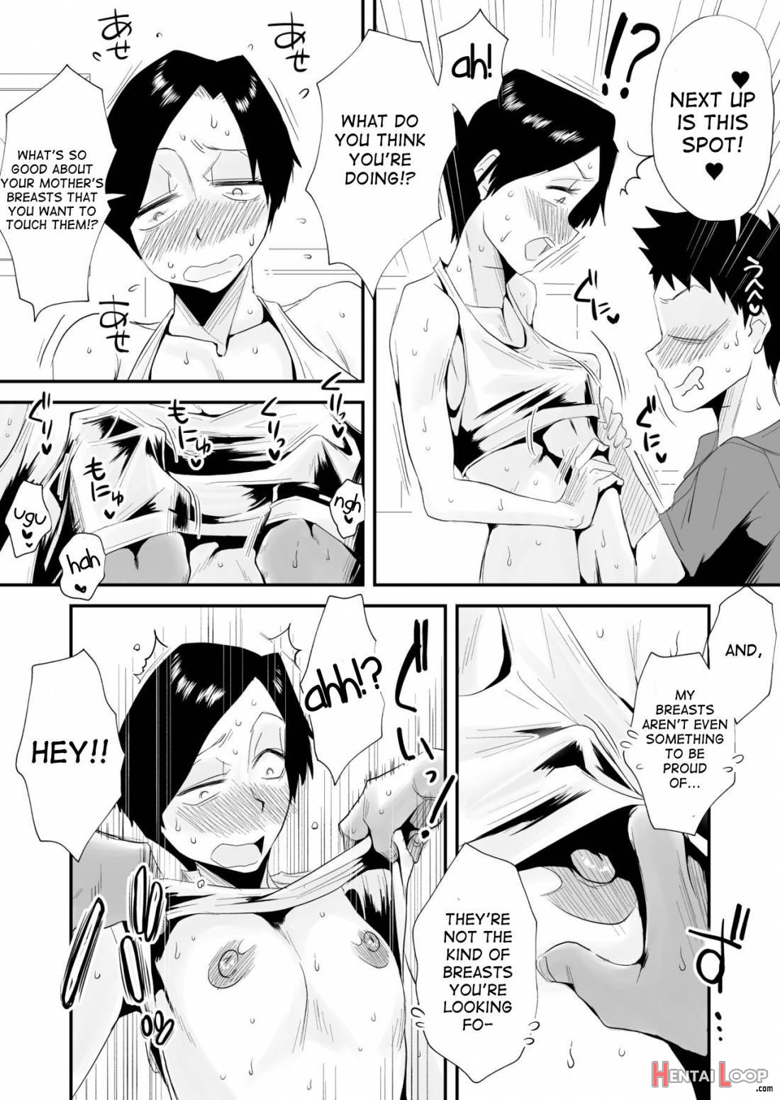 46-sai Hinnyuu Haha to no Kinshin SEX page 20