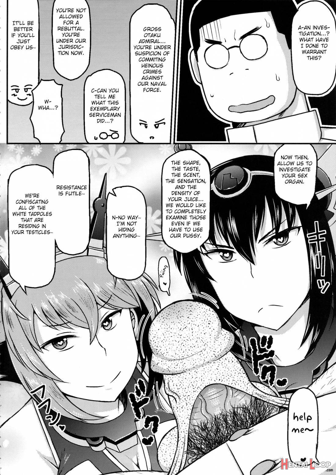 Big Seven Seishoku Sakusen ~ Yoso no Chinjufu no Nagato to Mutsu ni Sennou Tanshoutou Shousha! Sukihoudai Pakotte Onaka o Big ni Shichau Hon~ page 3