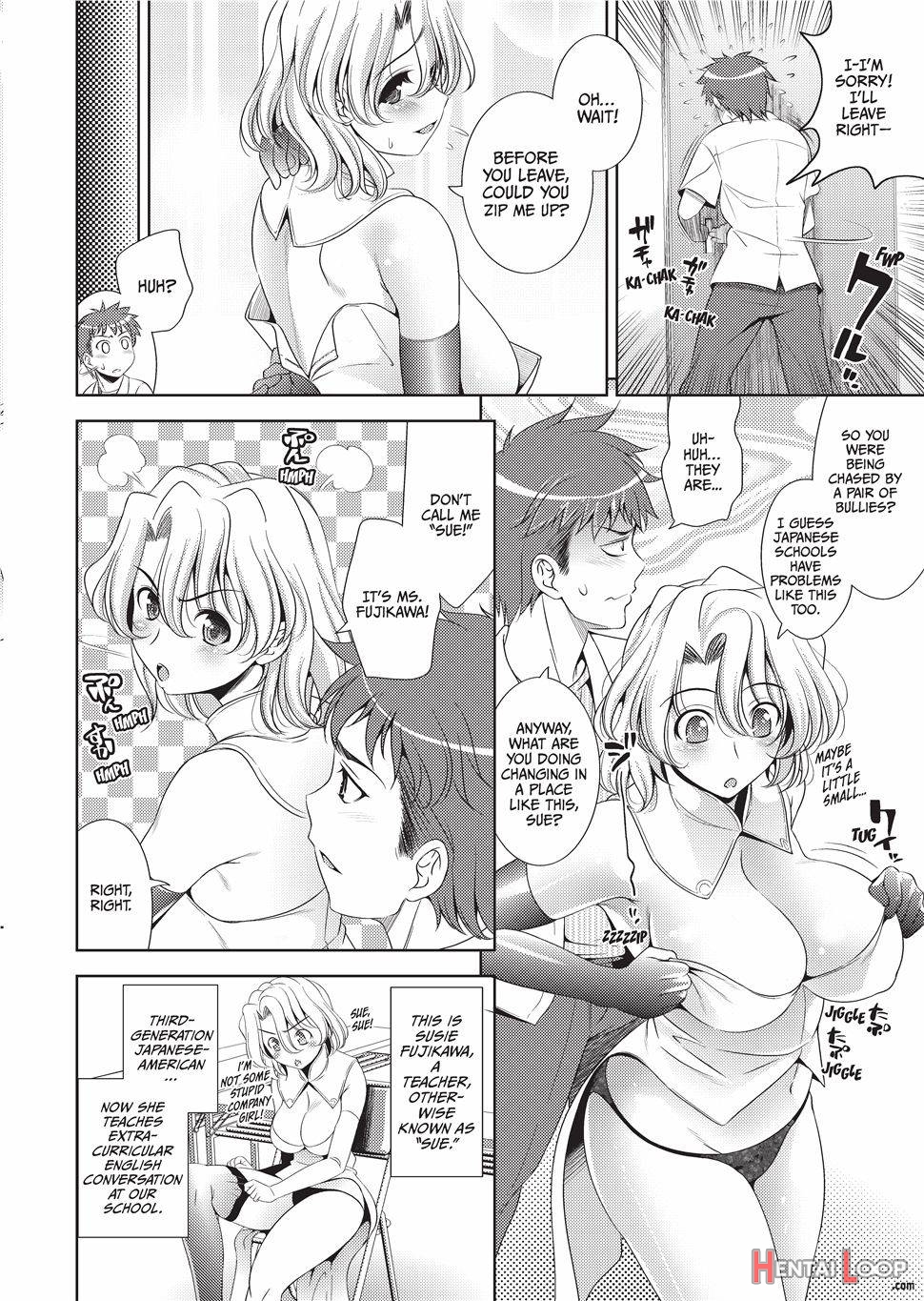 Bust to Bust -Chichi wa Chichi ni page 125