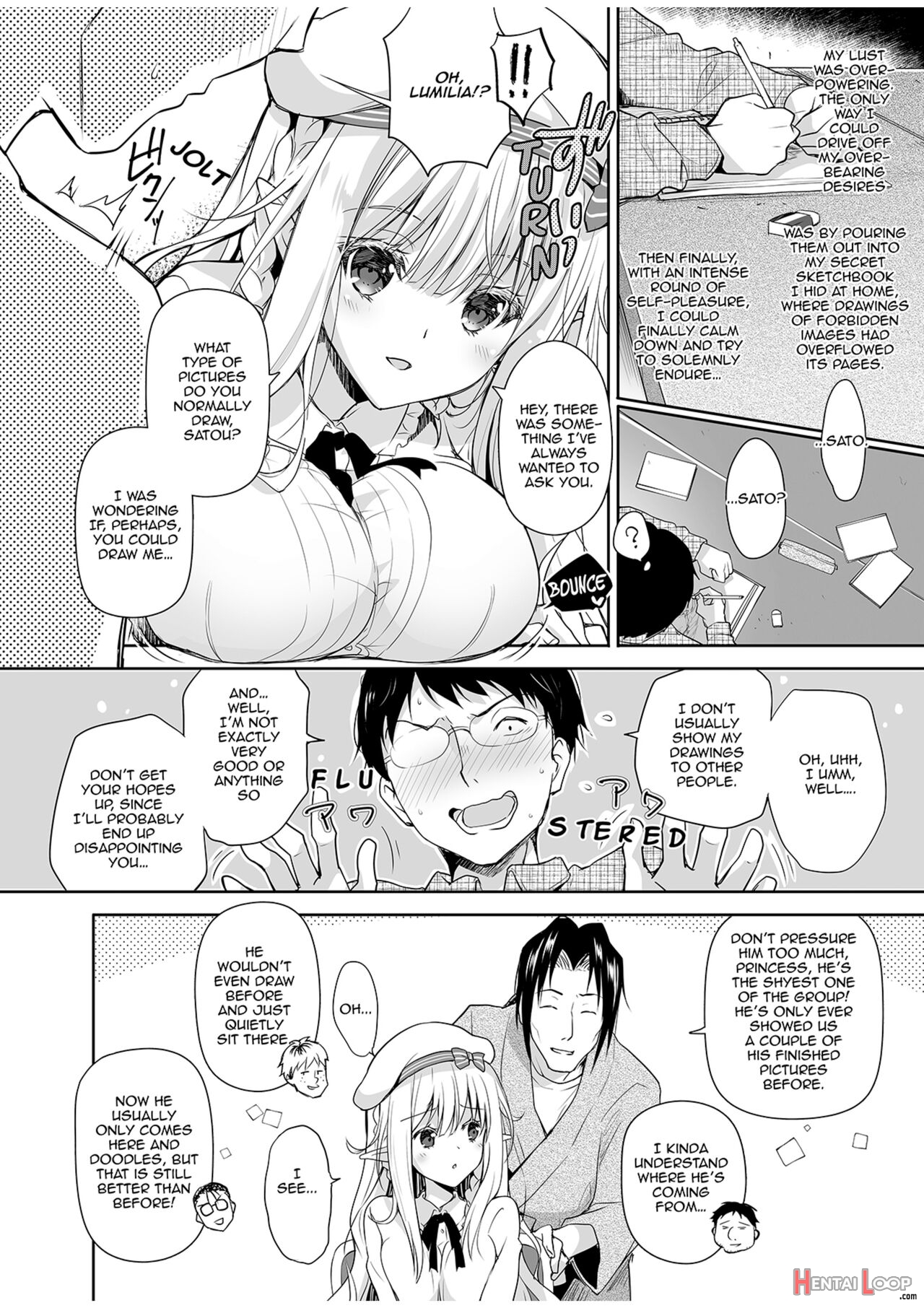 Elf Princess Of The Otaku Club page 8