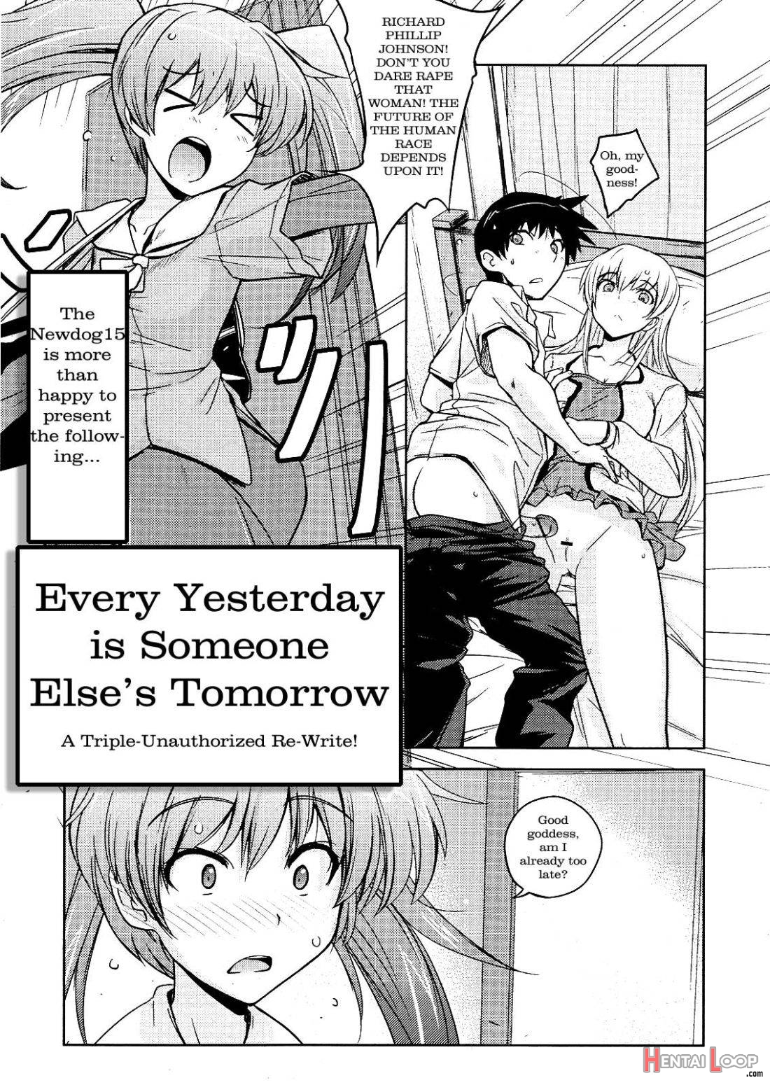 Every Yesterday is Someone Else’s Tomorrow page 2