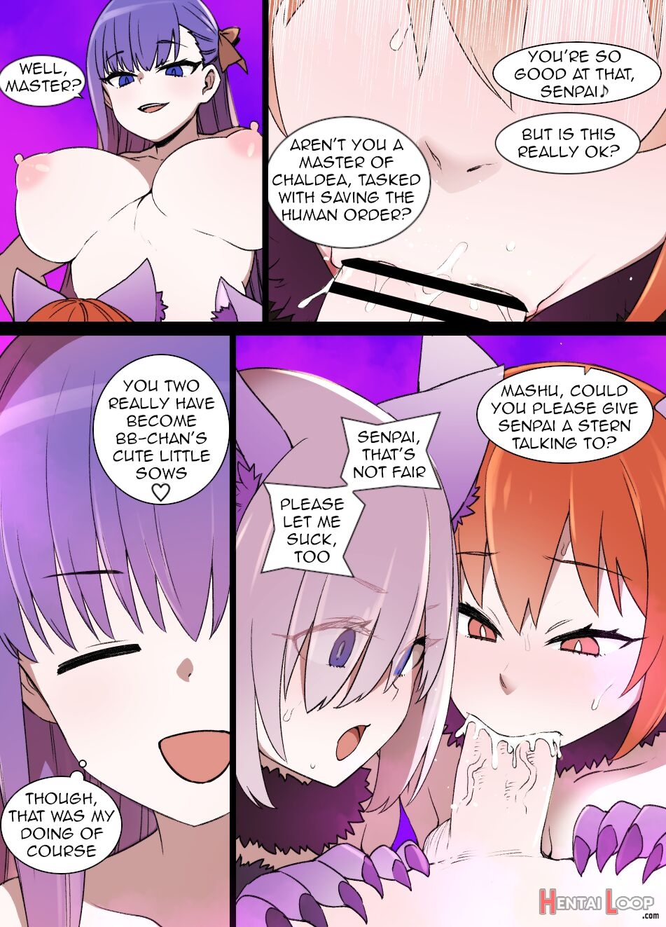 Fgo Brainwashing Singularity Gudako & Mashu Bimbofication page 1