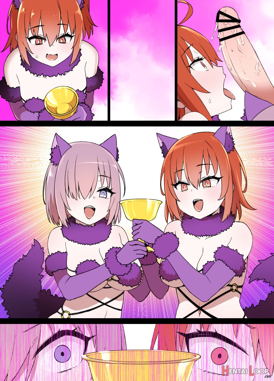 Fgo Brainwashing Singularity Gudako & Mashu Bimbofication page 8