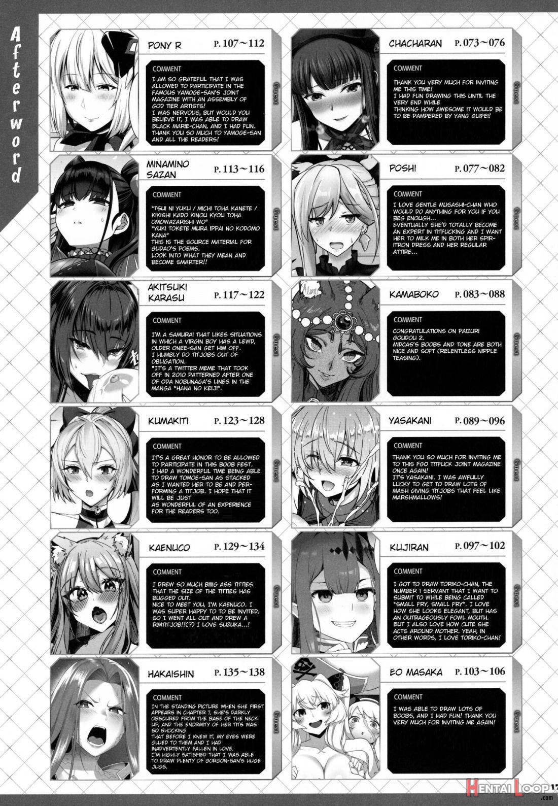 FGO Paizuri Goudou 2 ~Eirei Nyuukyou Ryouiki Zuridea le Fay~ page 172