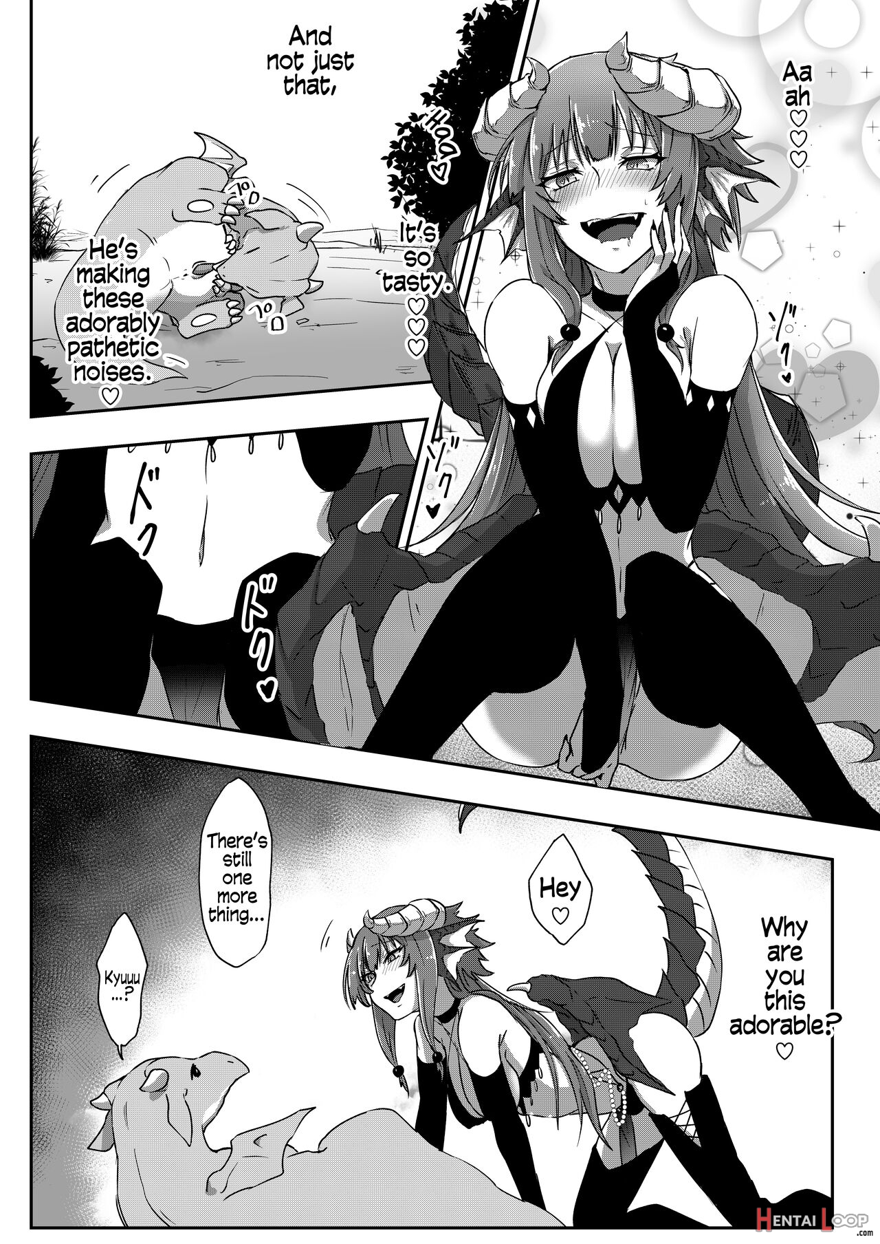 Futanari Dragon-chan Will Teach You page 12