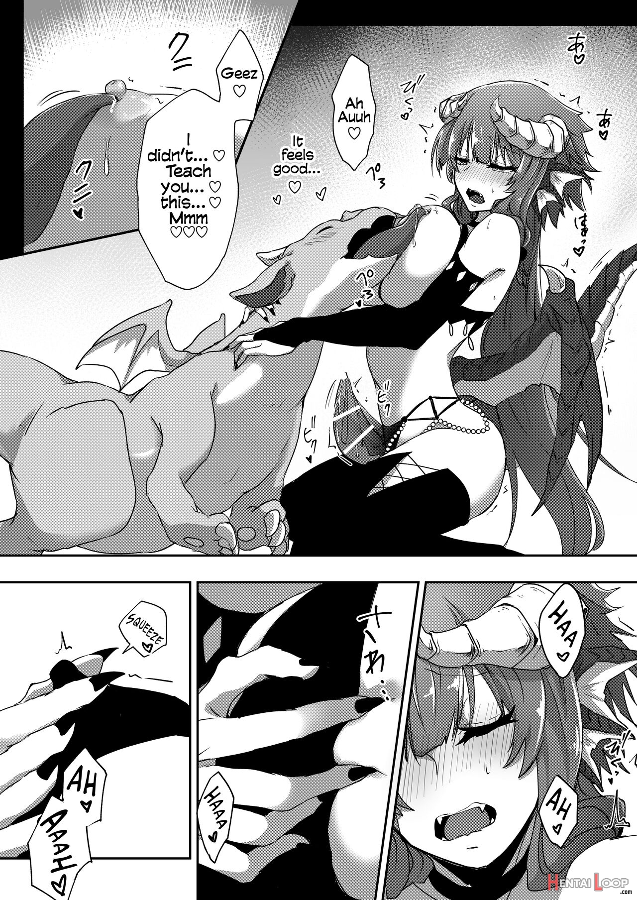 Futanari Dragon-chan Will Teach You page 20