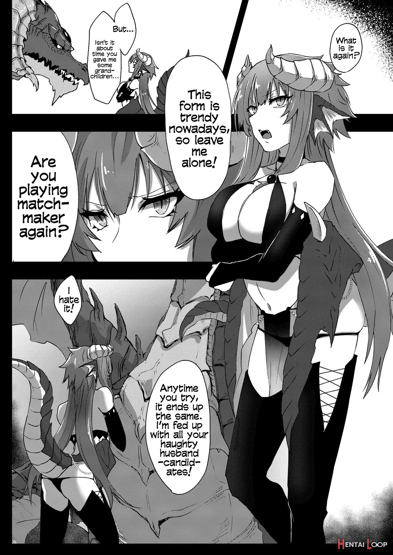 Futanari Dragon-chan Will Teach You page 4