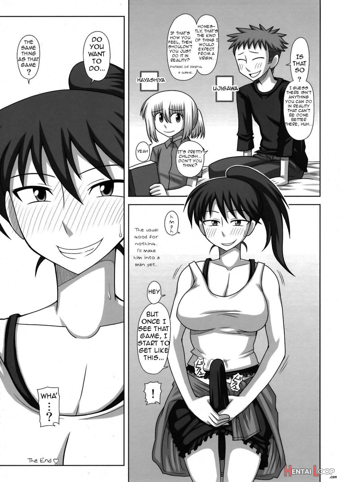 Futanari Musume ga Ryouteashi o Kotei Sarete Nando mo Kyousei-teki ni Shasei Saserareru dake no Hon page 22