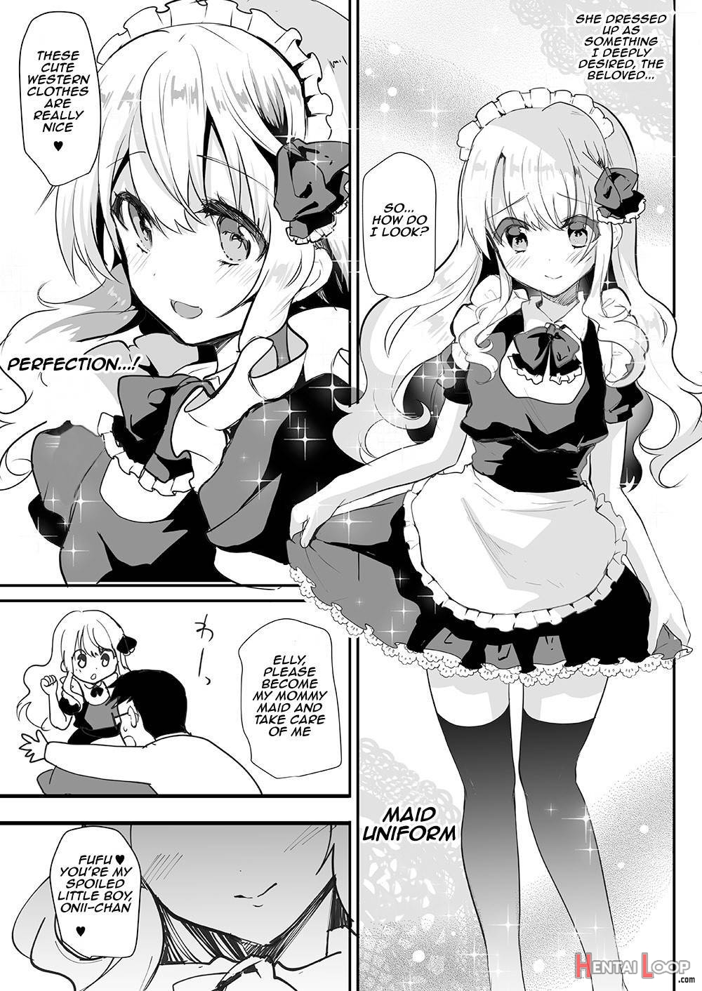 Gimai Elly-chan to Love Love Cosplay H page 14