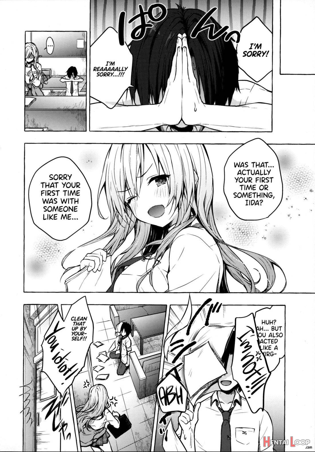 Gyaru Yuina-chan to Ecchi -Kataomoi no Kanojo ga Boku ni Sekimen!? page 20