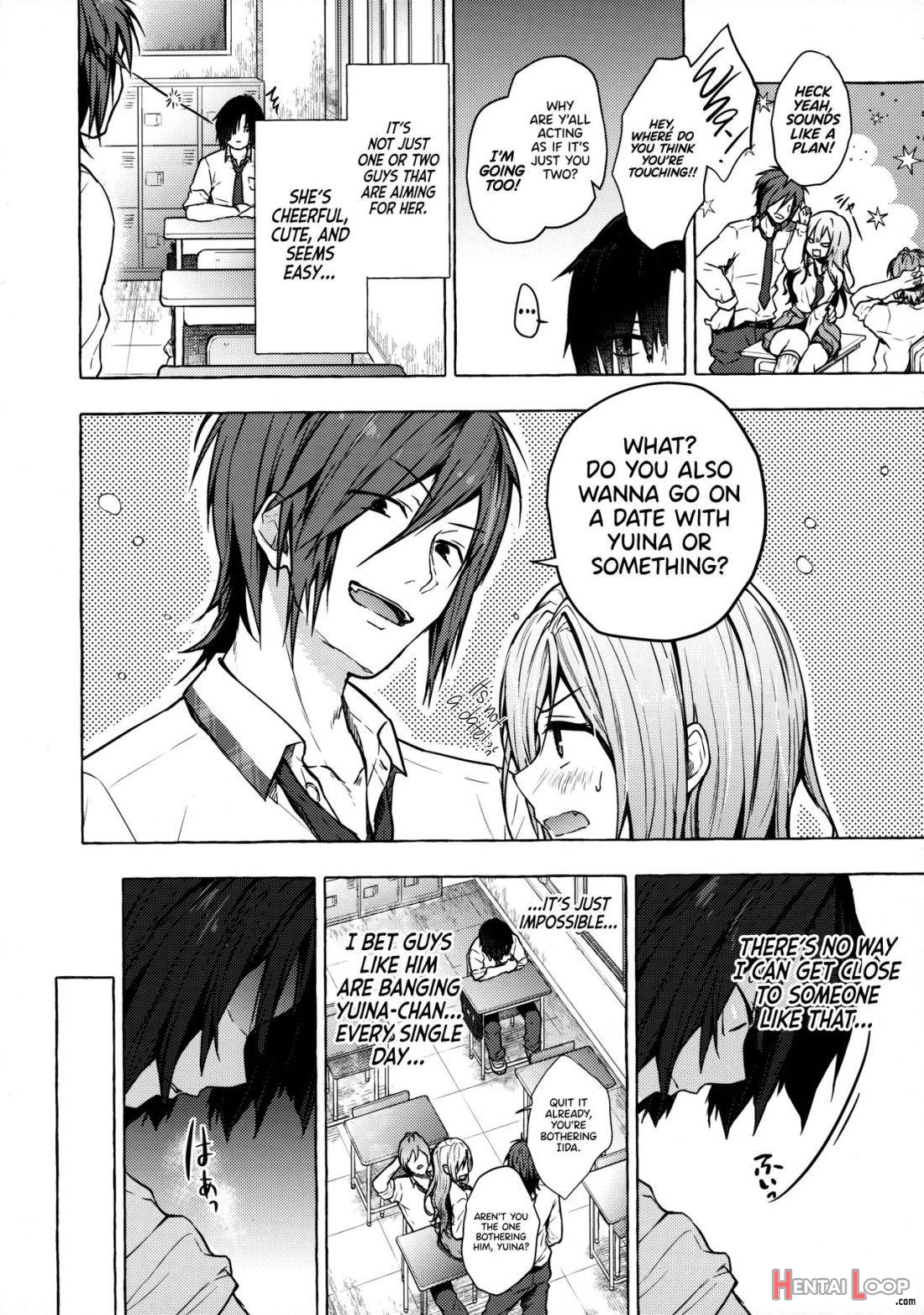 Gyaru Yuina-chan to Ecchi -Kataomoi no Kanojo ga Boku ni Sekimen!? page 4