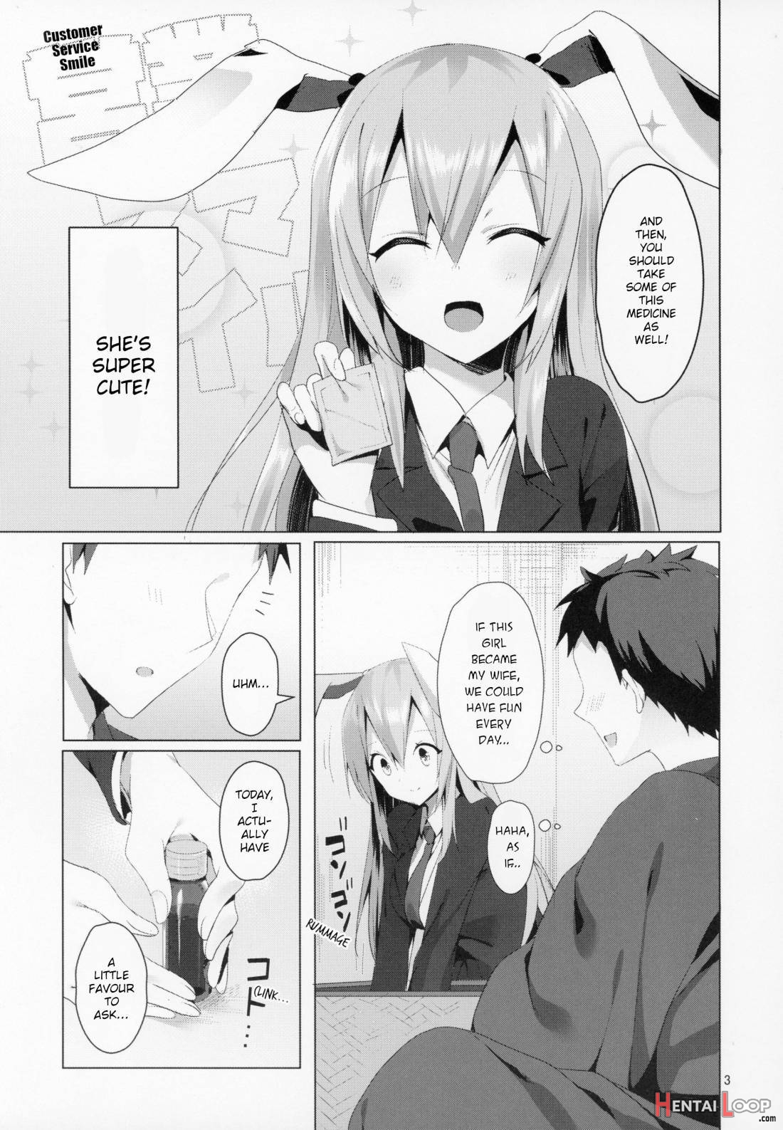 Hatsujou Usagi to Asa made Okusuri Koubi page 4