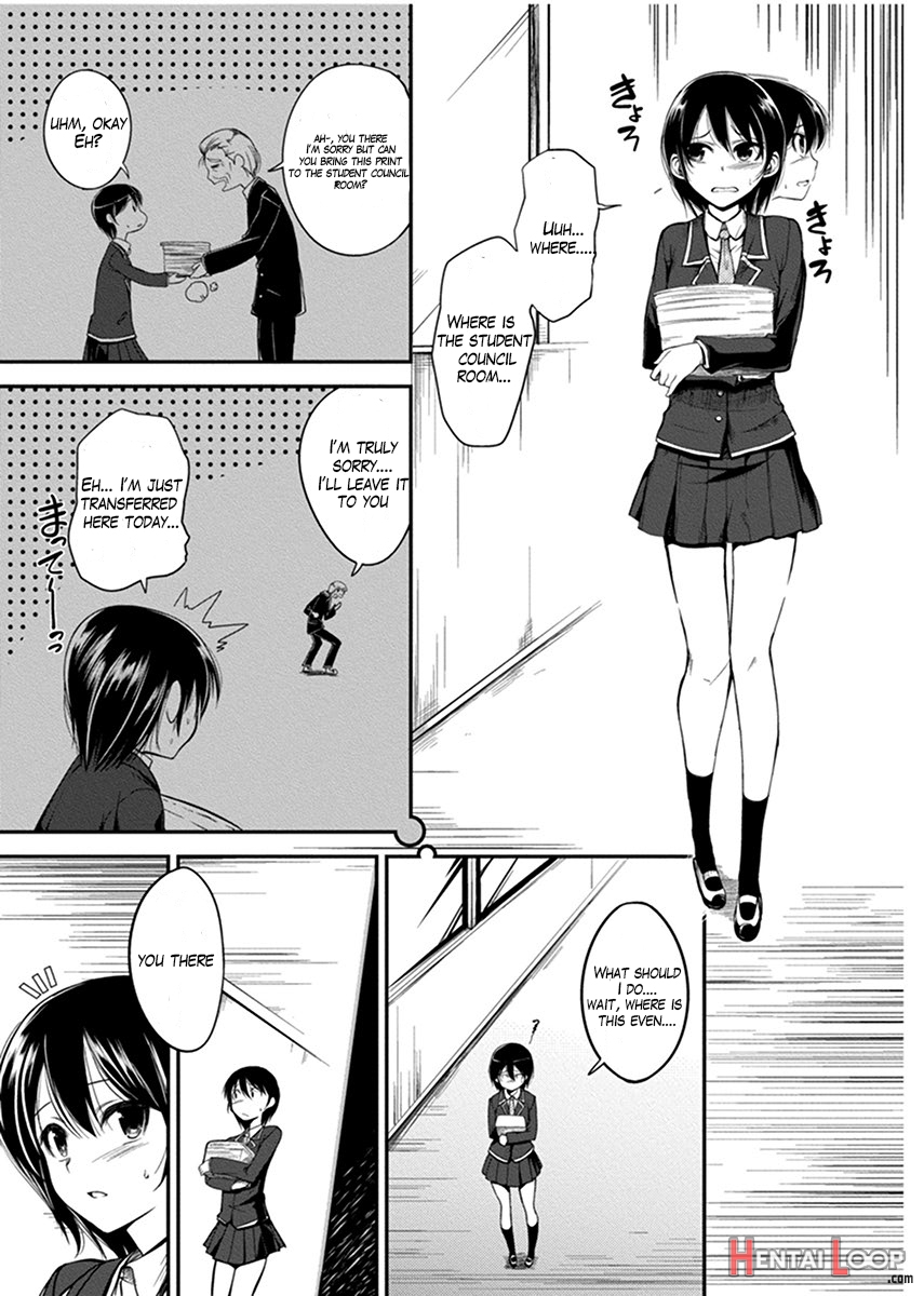 Hentai Seitokaishitsu ~binyuu Tenkousei X Otokonoko~ page 3