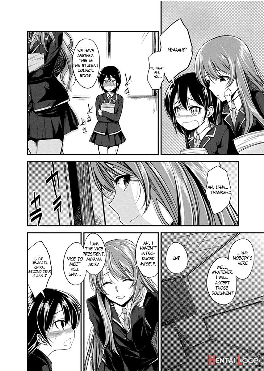 Hentai Seitokaishitsu ~binyuu Tenkousei X Otokonoko~ page 6