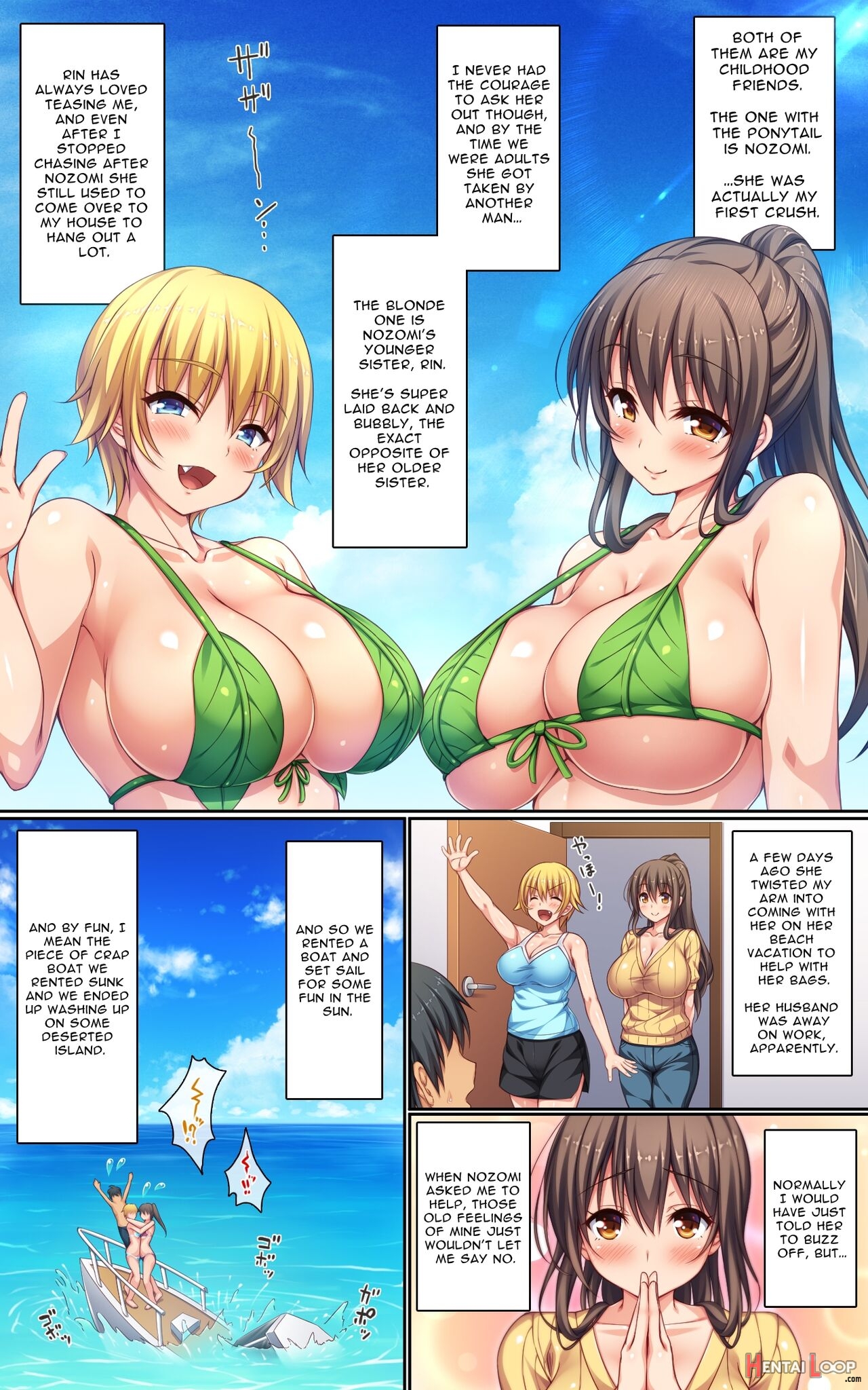 Page 8 of Husband and Wife Roleplay And Flirty Dirty Sex On An Uninhabited Island With Two Busty Married Sisters