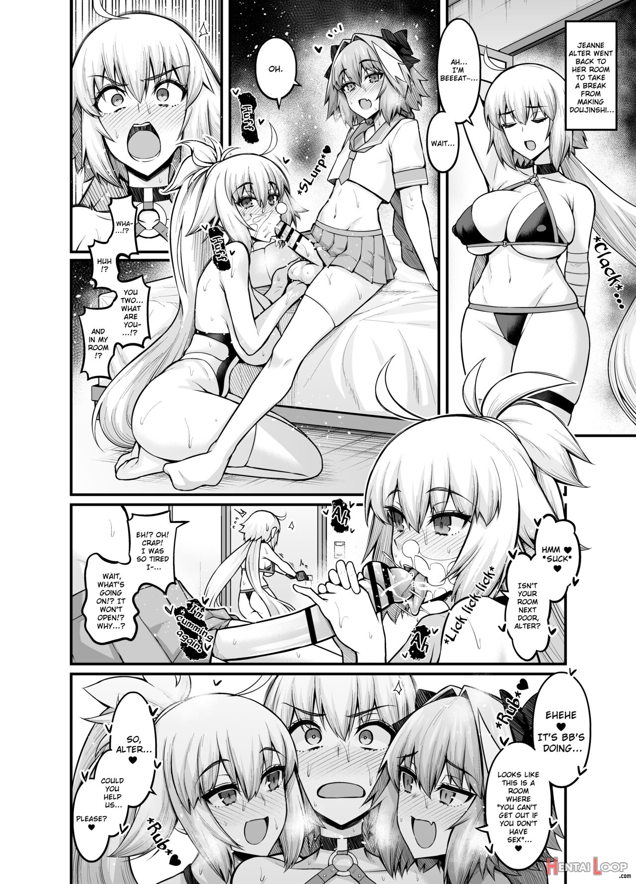 Jeanne Alter In Sex Shinai To Derarenai Heya page 1