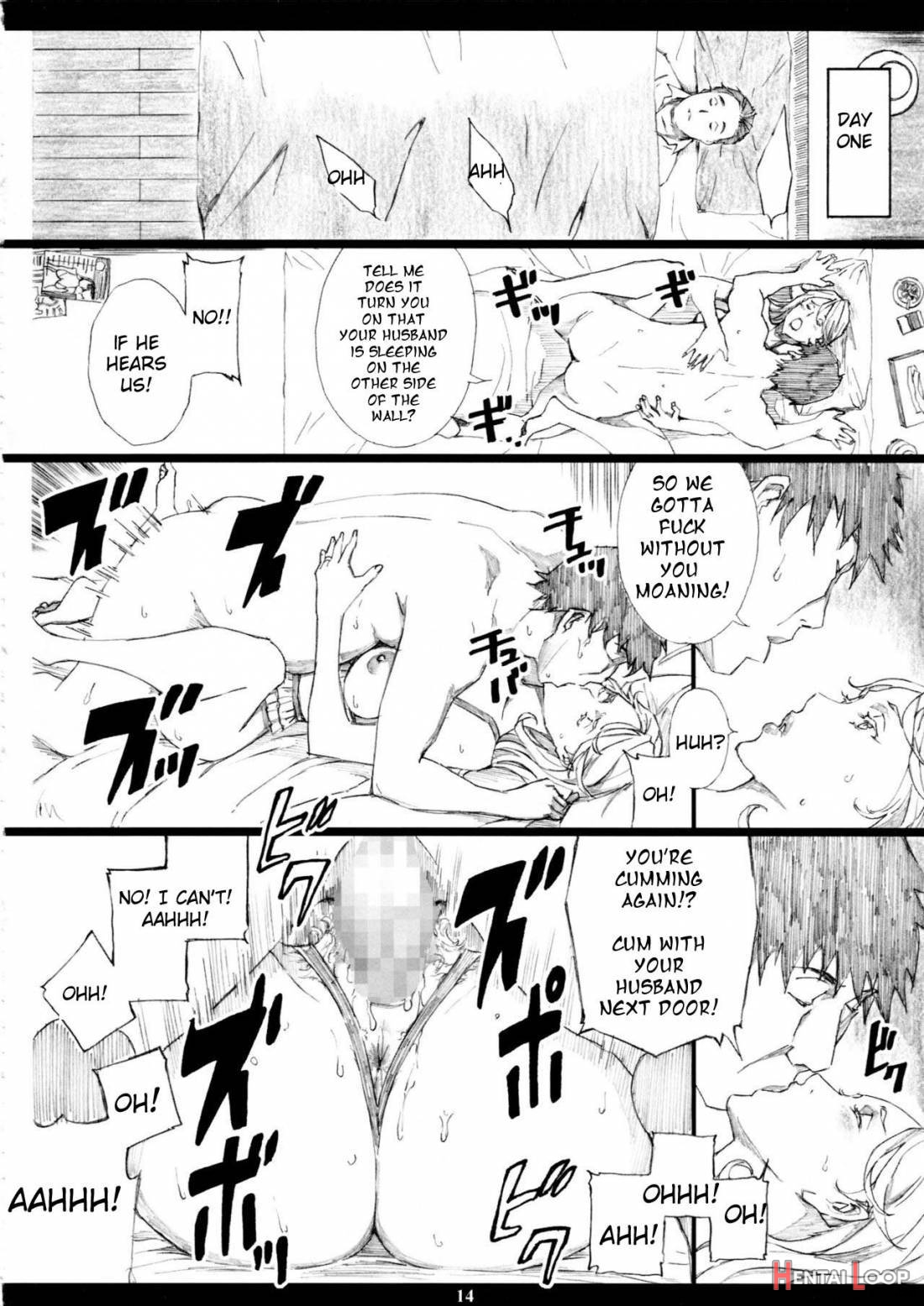 Jiman no Bijinzuma ga Tonari ni Sumu Kimoi Otoko ni Netorareteita no o Boku dake ga Shiranai page 13