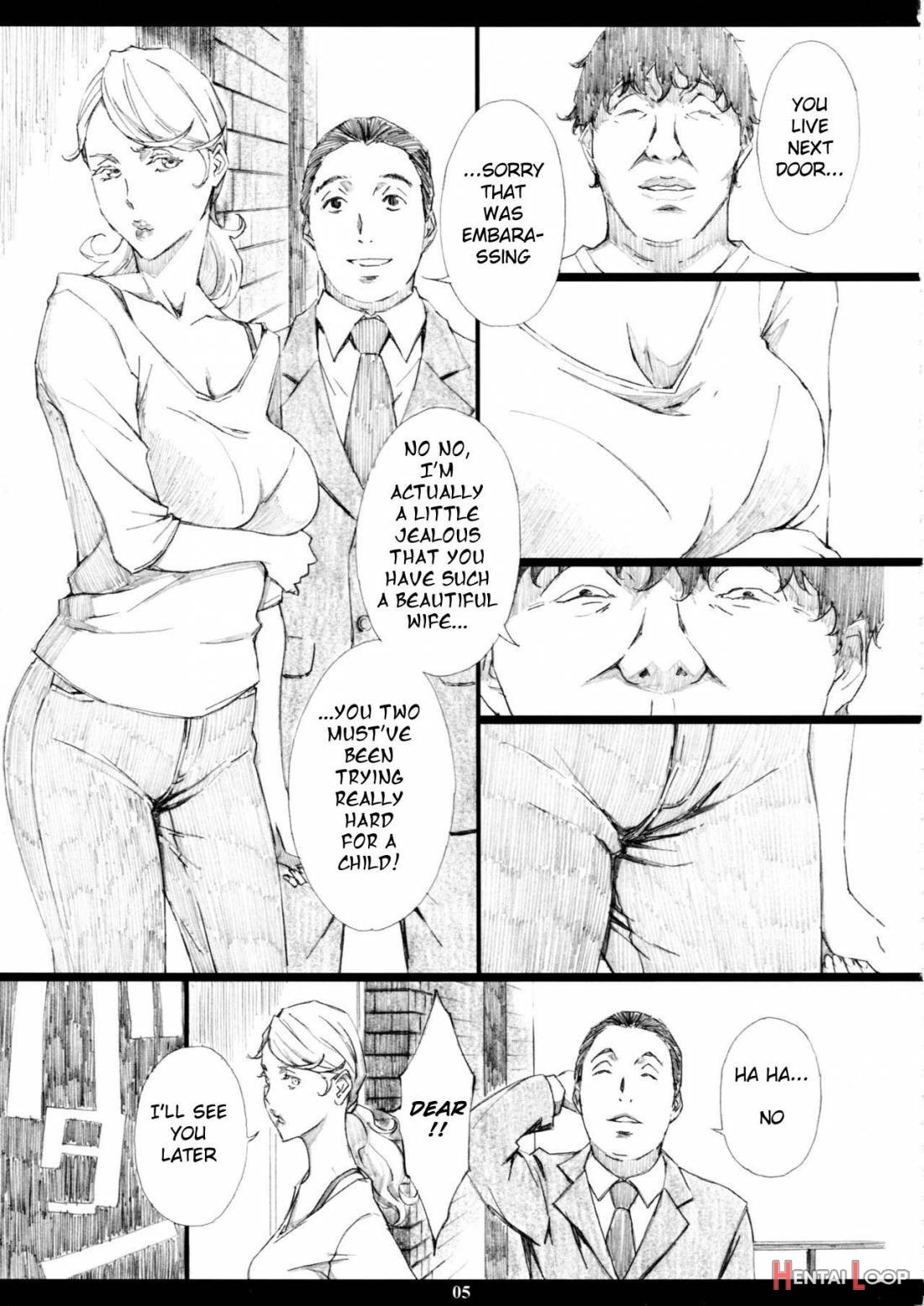 Jiman no Bijinzuma ga Tonari ni Sumu Kimoi Otoko ni Netorareteita no o Boku dake ga Shiranai page 4