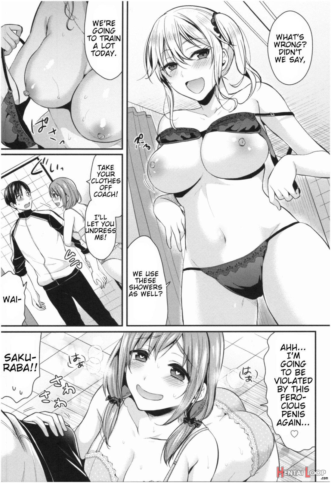 Joshi Rikujoubu Harem Training page 134