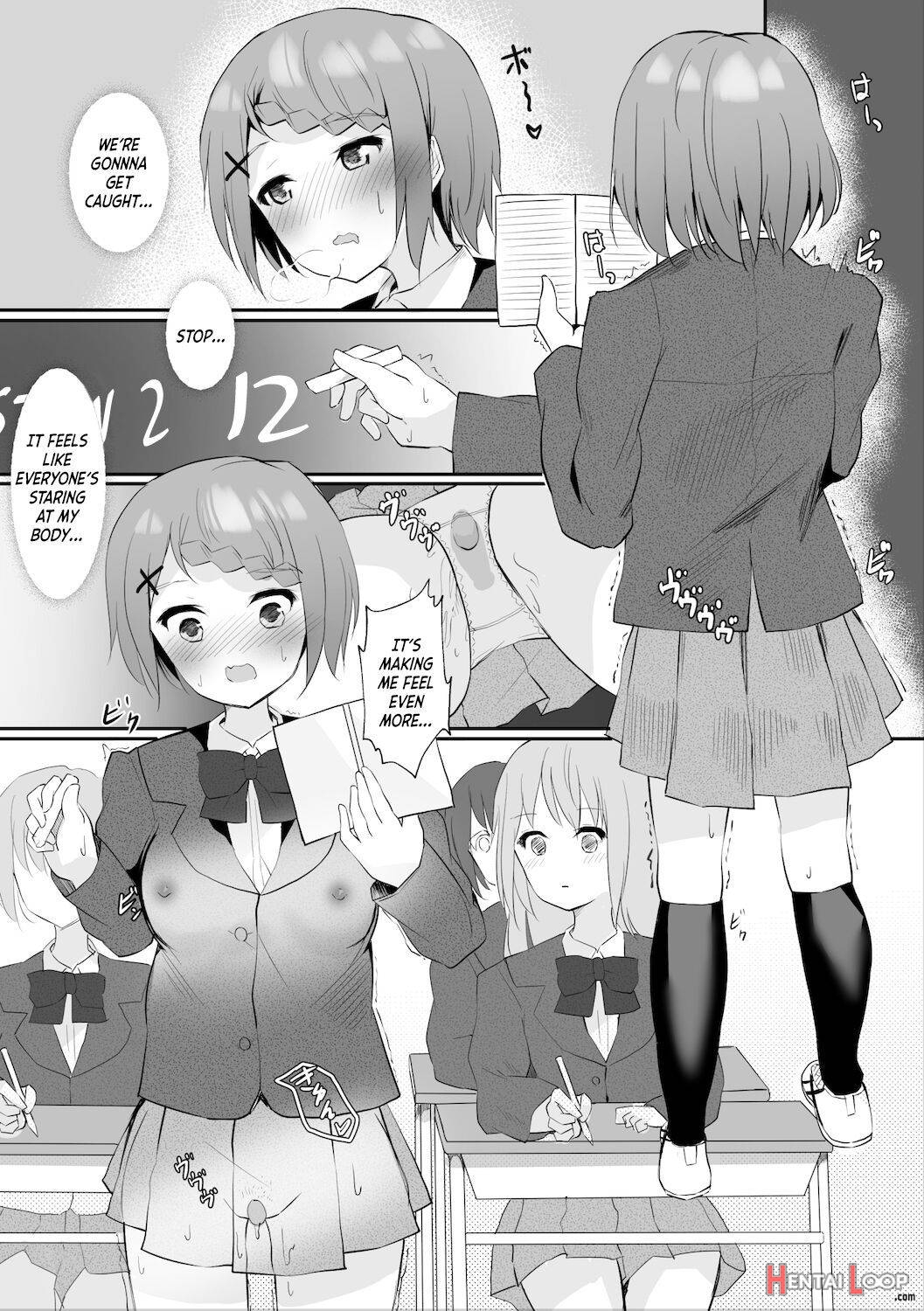 Jugyouchuu ni RemoCon Rotor Tsukerareta Okaeshi ni Kousoku Les Sex Suru Hanashi page 15