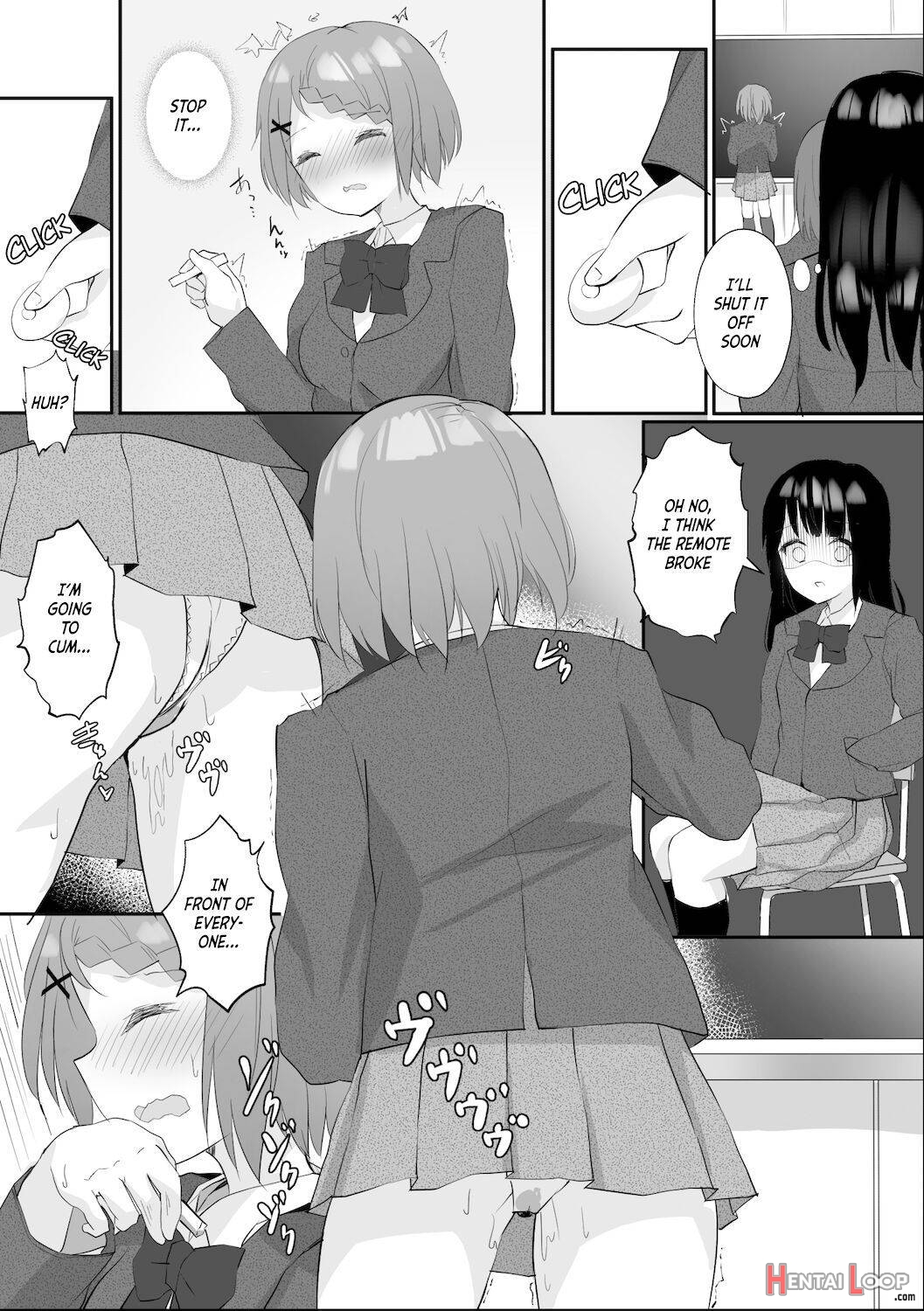 Jugyouchuu ni RemoCon Rotor Tsukerareta Okaeshi ni Kousoku Les Sex Suru Hanashi page 17