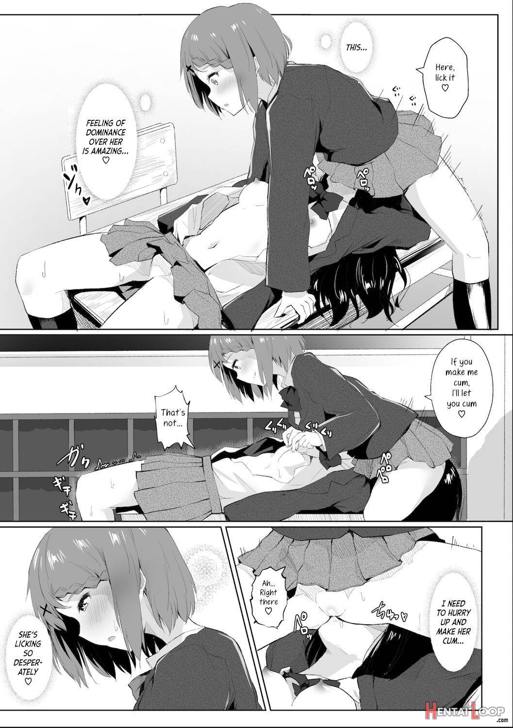 Jugyouchuu ni RemoCon Rotor Tsukerareta Okaeshi ni Kousoku Les Sex Suru Hanashi page 35