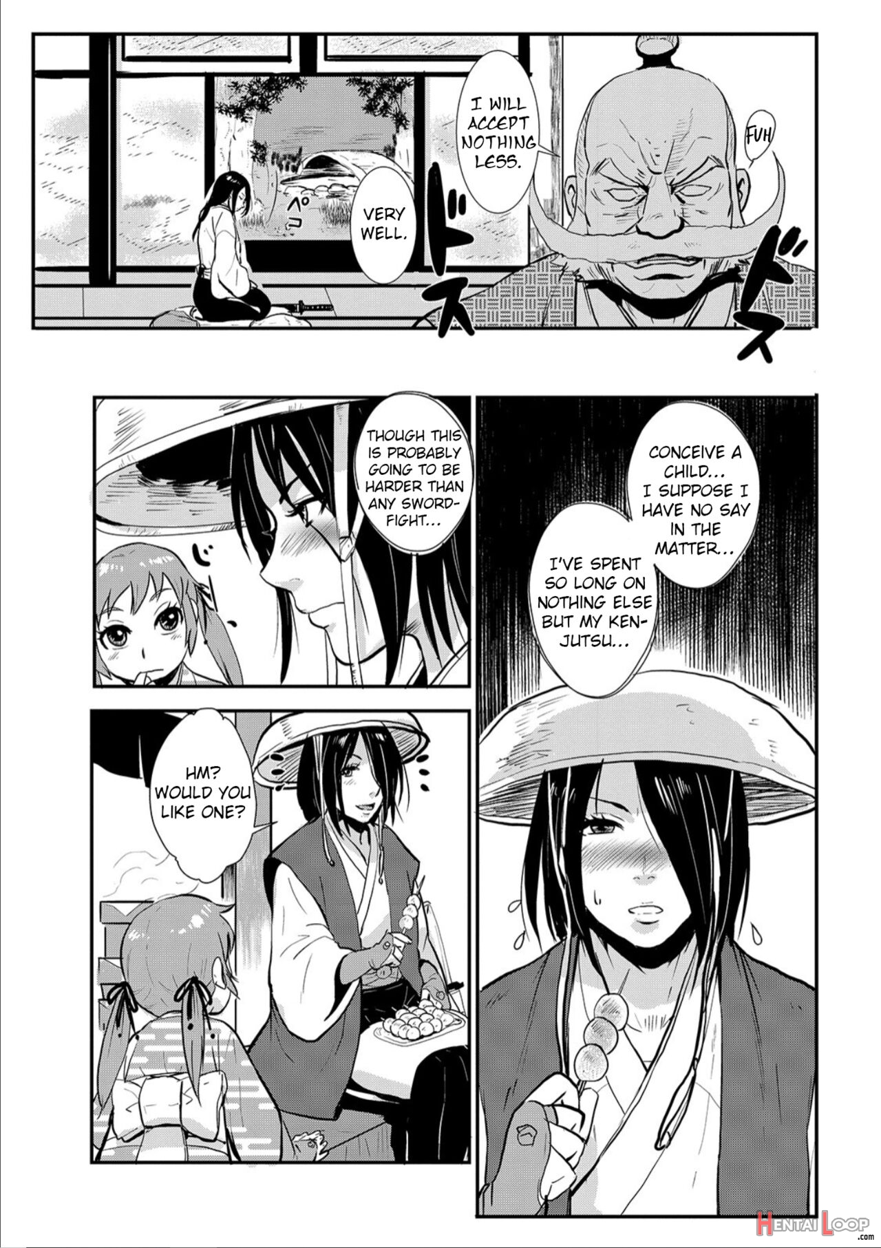 Knocked Up Samurai 01: A Woman’s Journey To Get Pregnant page 3