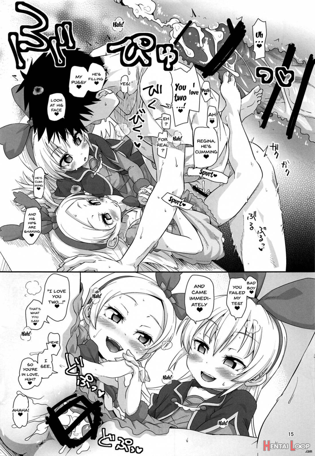 Kougekiteki Houshigata Kinpatsu Parfait-chans page 14