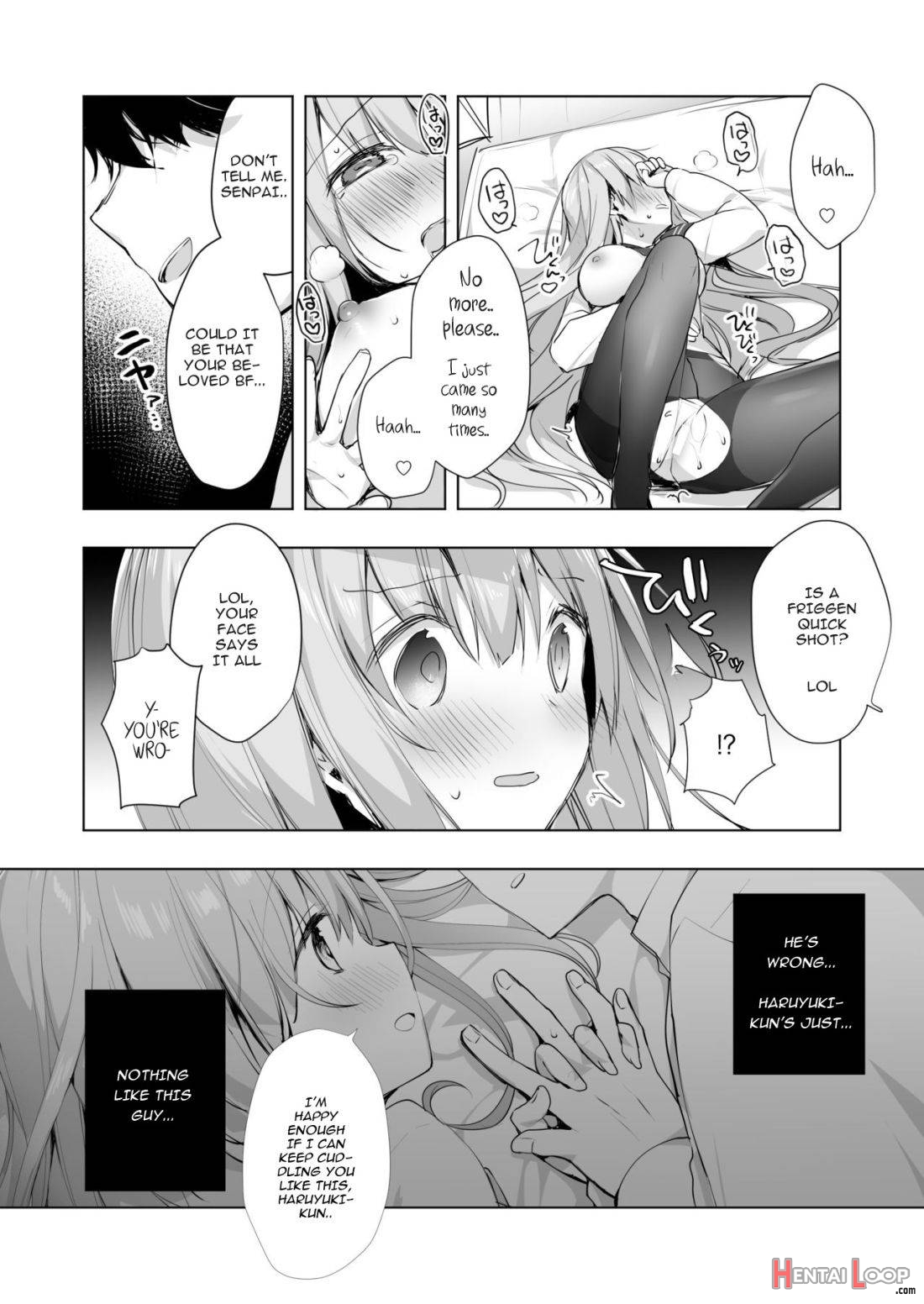 Kouhai Danshi ni Netorare SEX ~Sourou Kareshi ja Monotarinai~ page 21