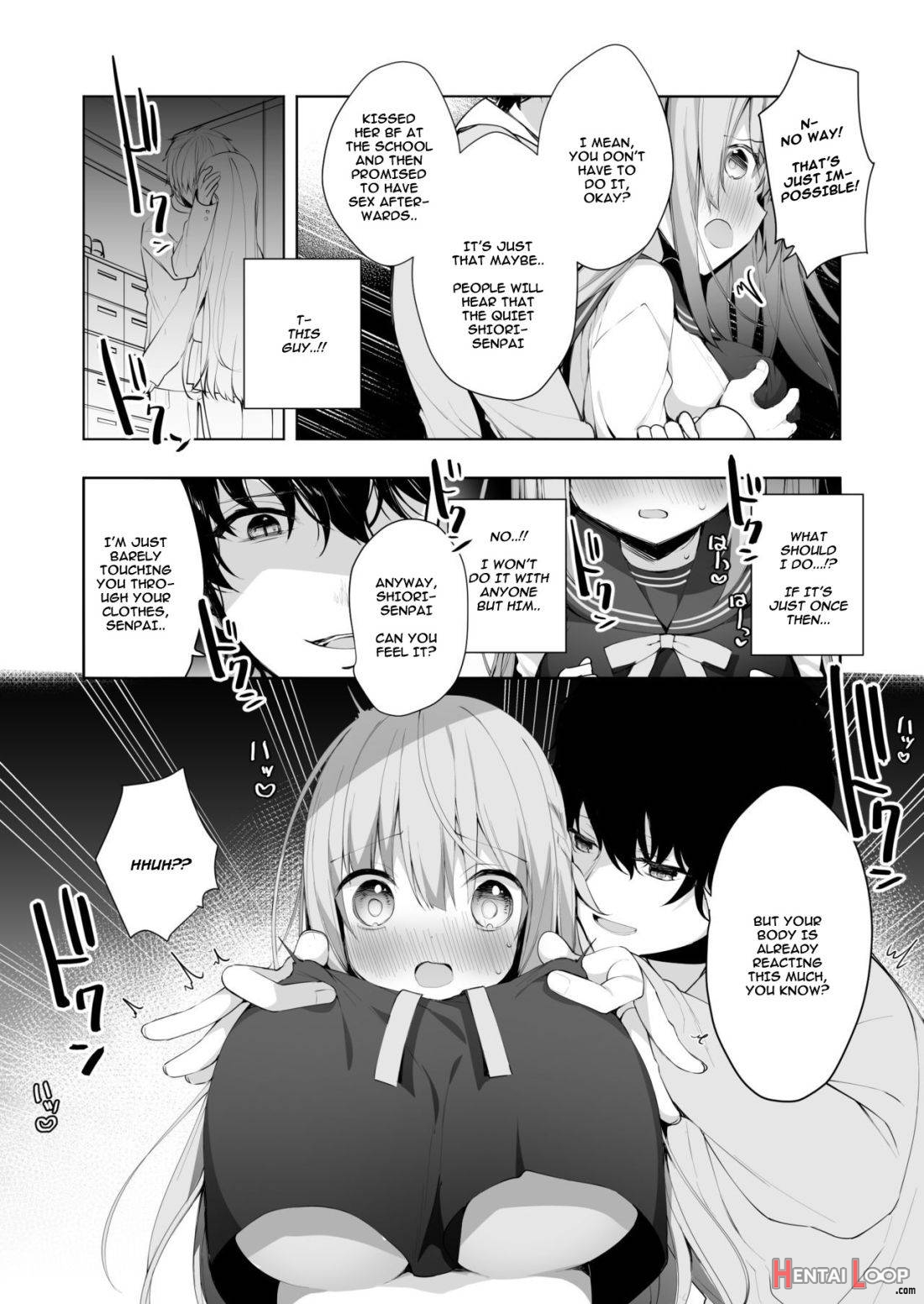 Kouhai Danshi ni Netorare SEX ~Sourou Kareshi ja Monotarinai~ page 9