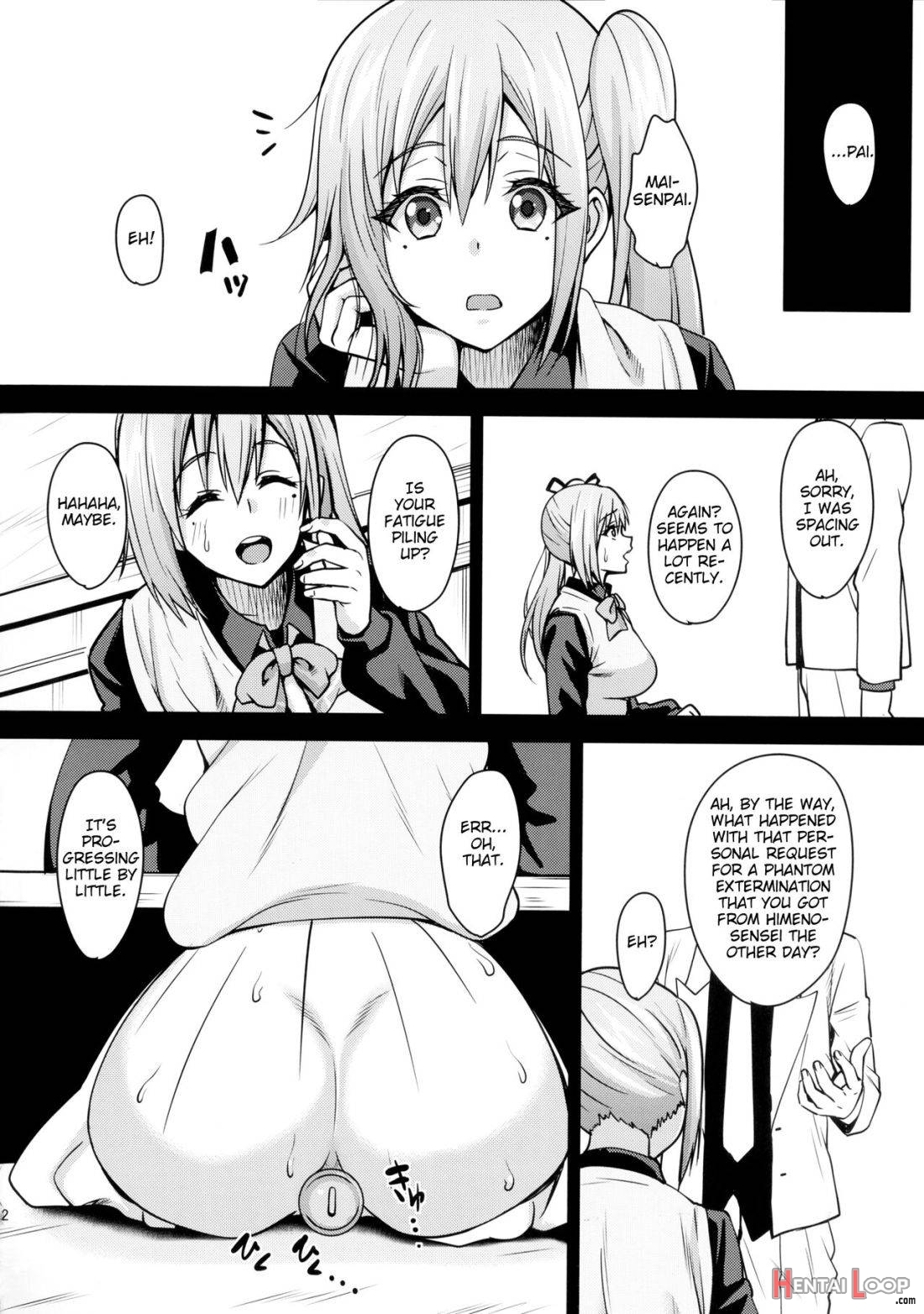 Mai Senpai no Anal Lesson page 13