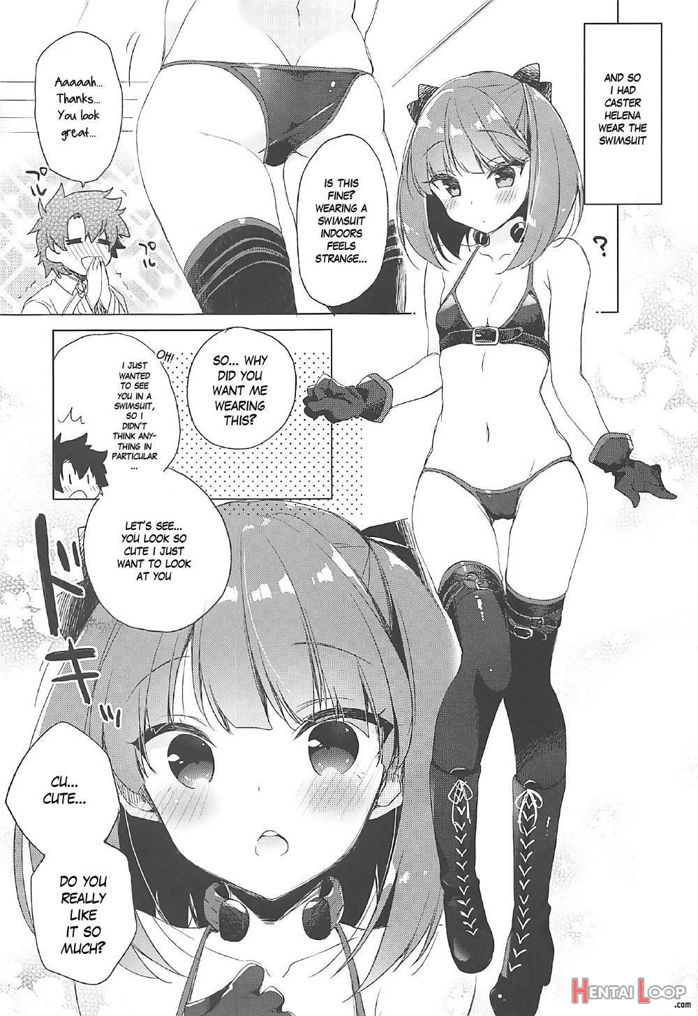 Mizugi Helena ga Shoukan Dekinai! page 4