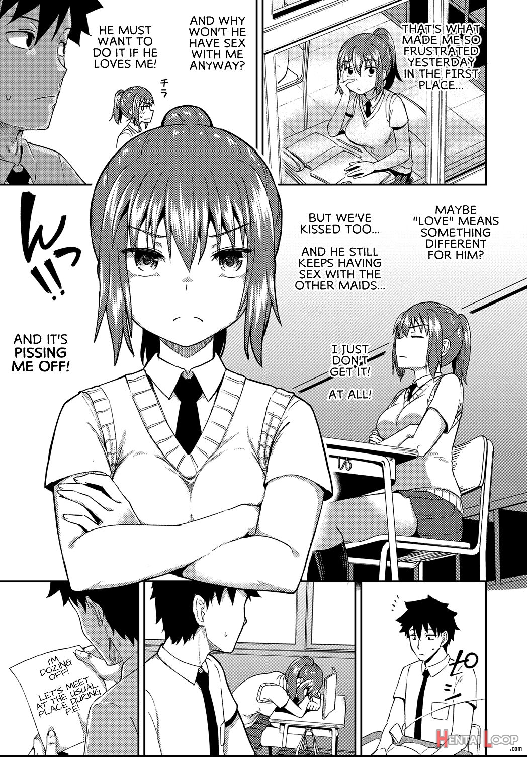 My Childhood Friend Is My Personal Mouth Maid page 102