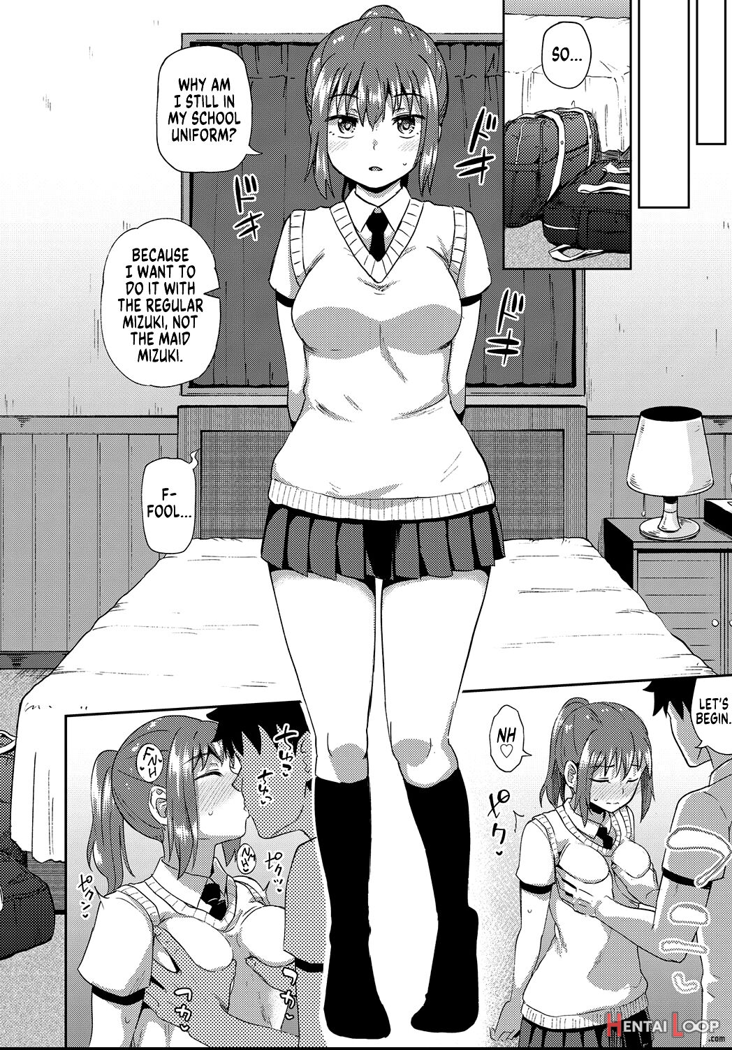 My Childhood Friend Is My Personal Mouth Maid page 117