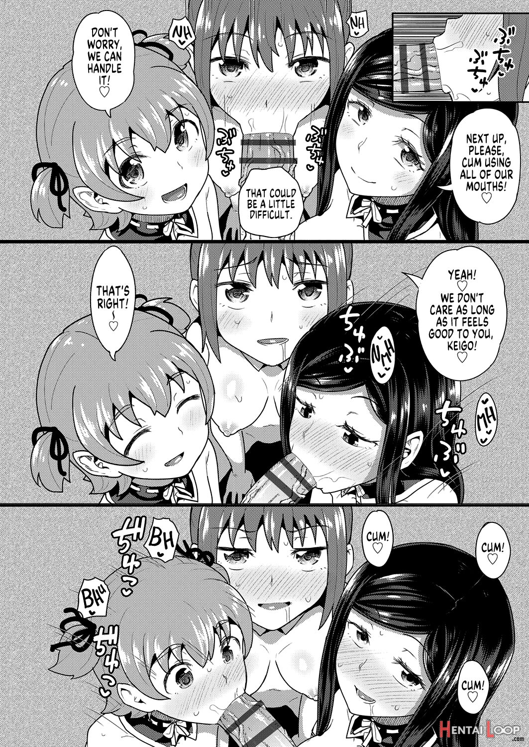 My Childhood Friend Is My Personal Mouth Maid page 199