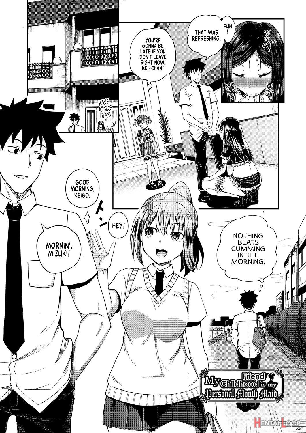 My Childhood Friend Is My Personal Mouth Maid page 2