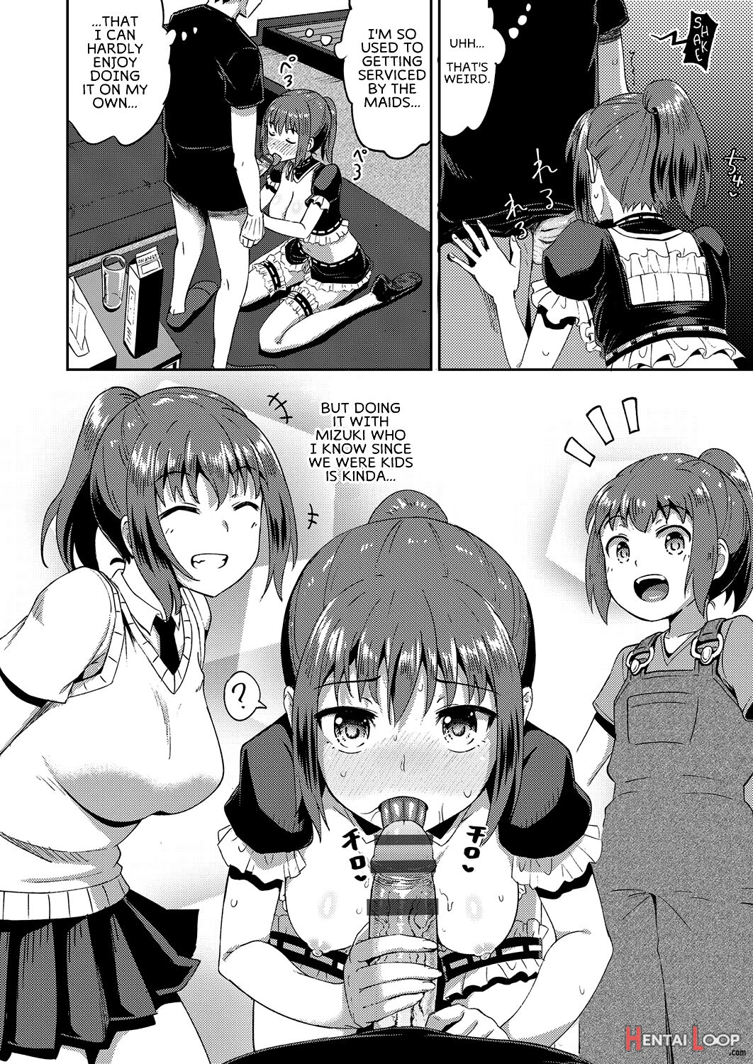 My Childhood Friend Is My Personal Mouth Maid page 23