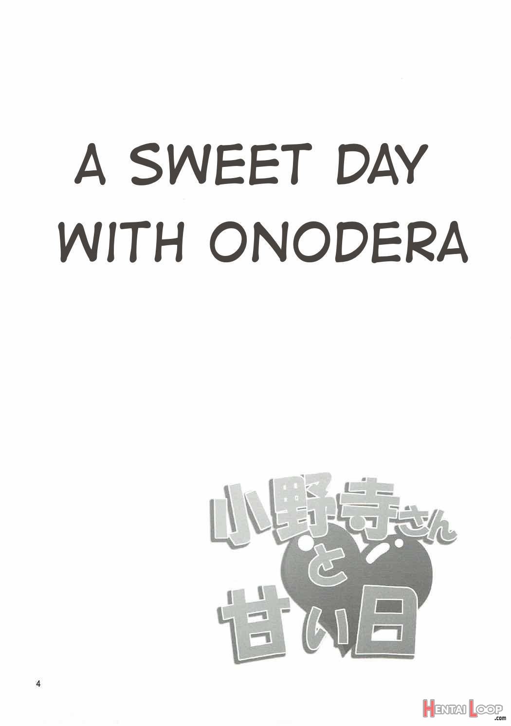 Onodera-san to Amai Hi page 2