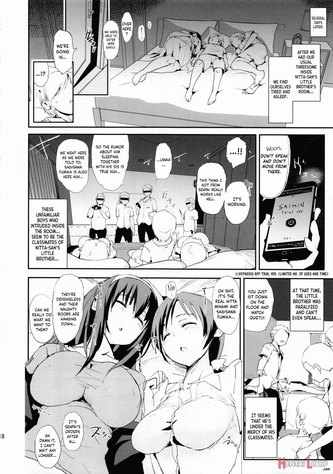 Sagisawa Fumika to Saimin Dosukebe Nitta Minami no Otouto + Paper page 17