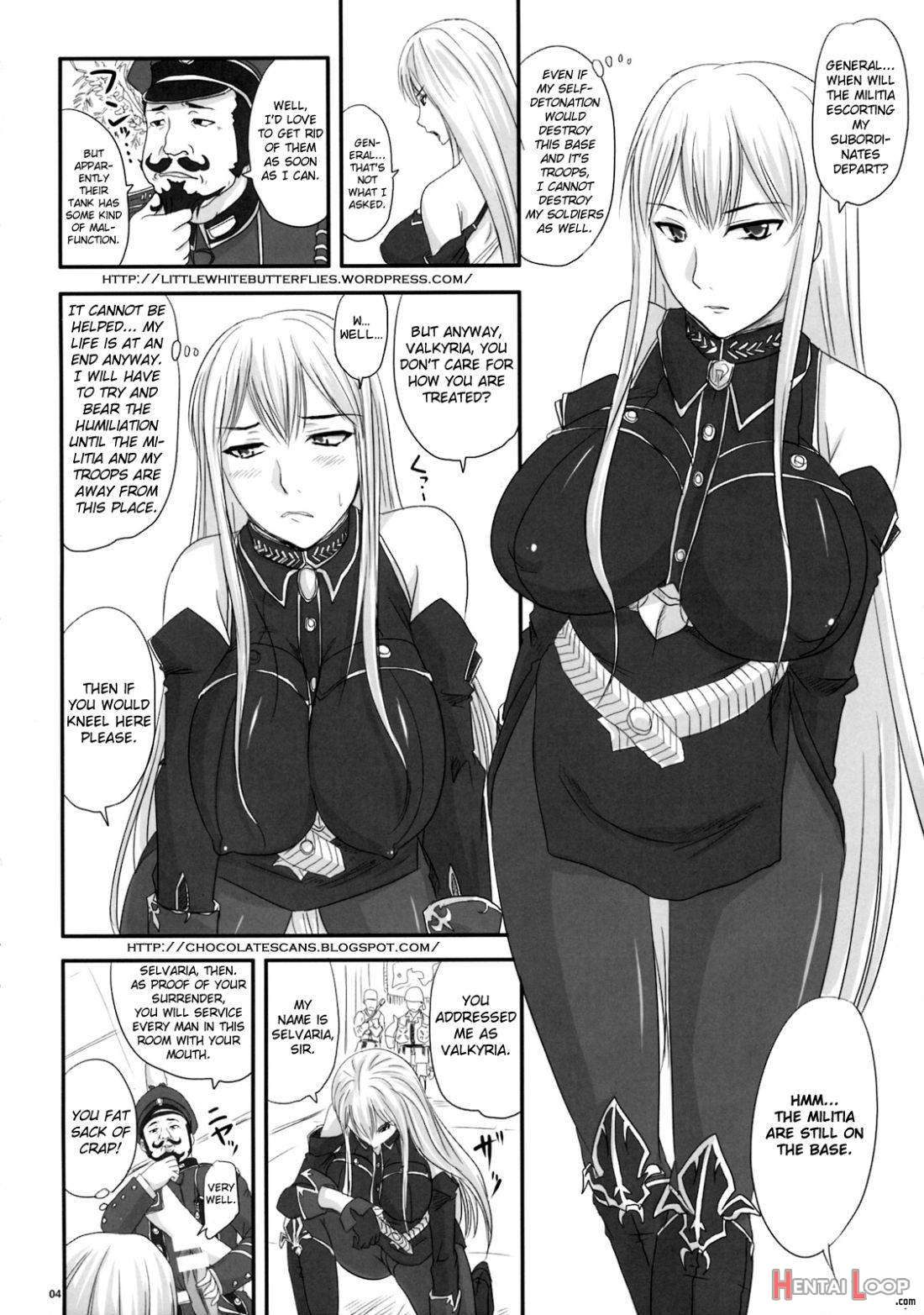 Senjou no Valkyria Dase, Selvaria no Naka ni page 3