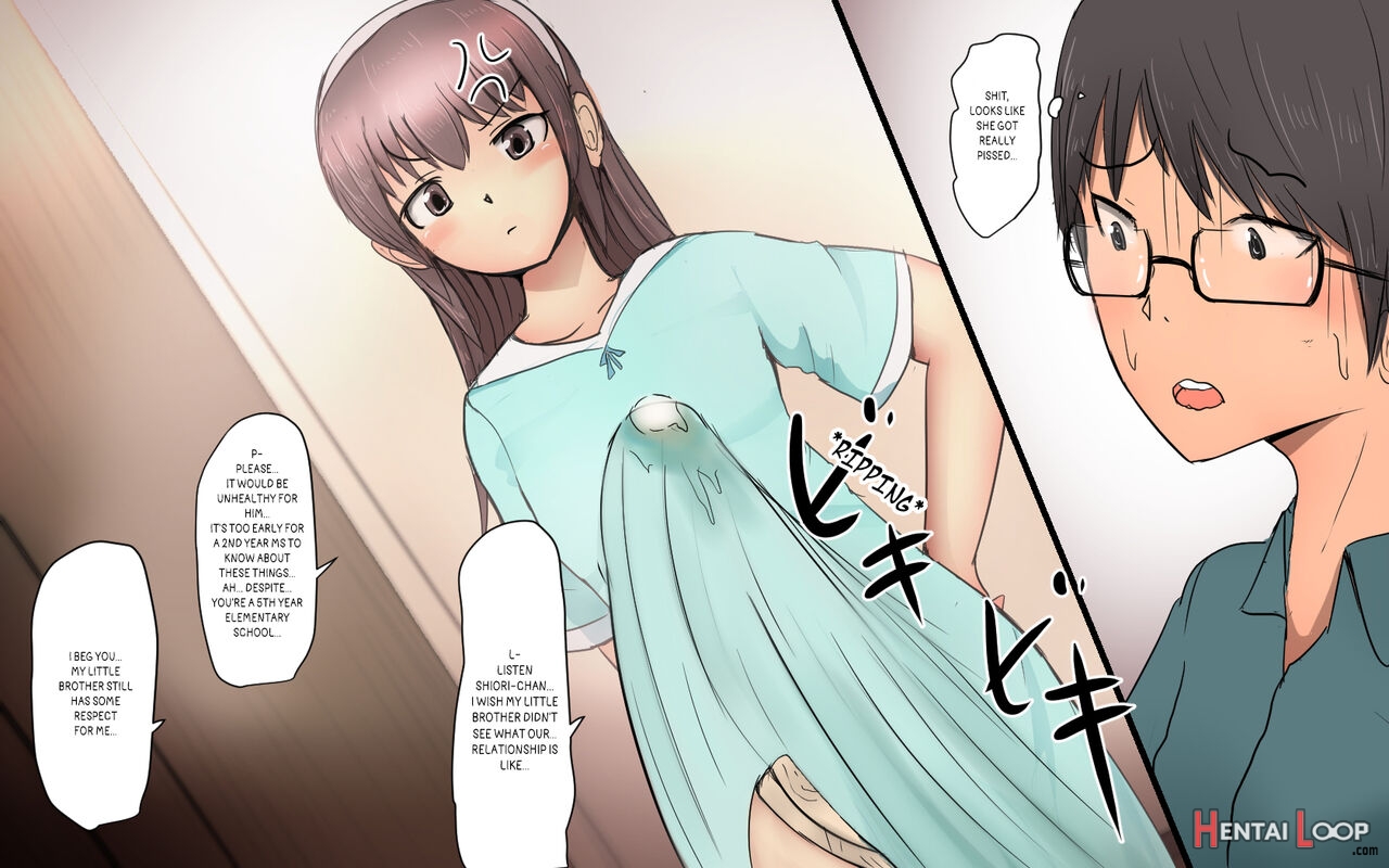 Shiori-chan And The Meat Onahole's Little Brother page 4