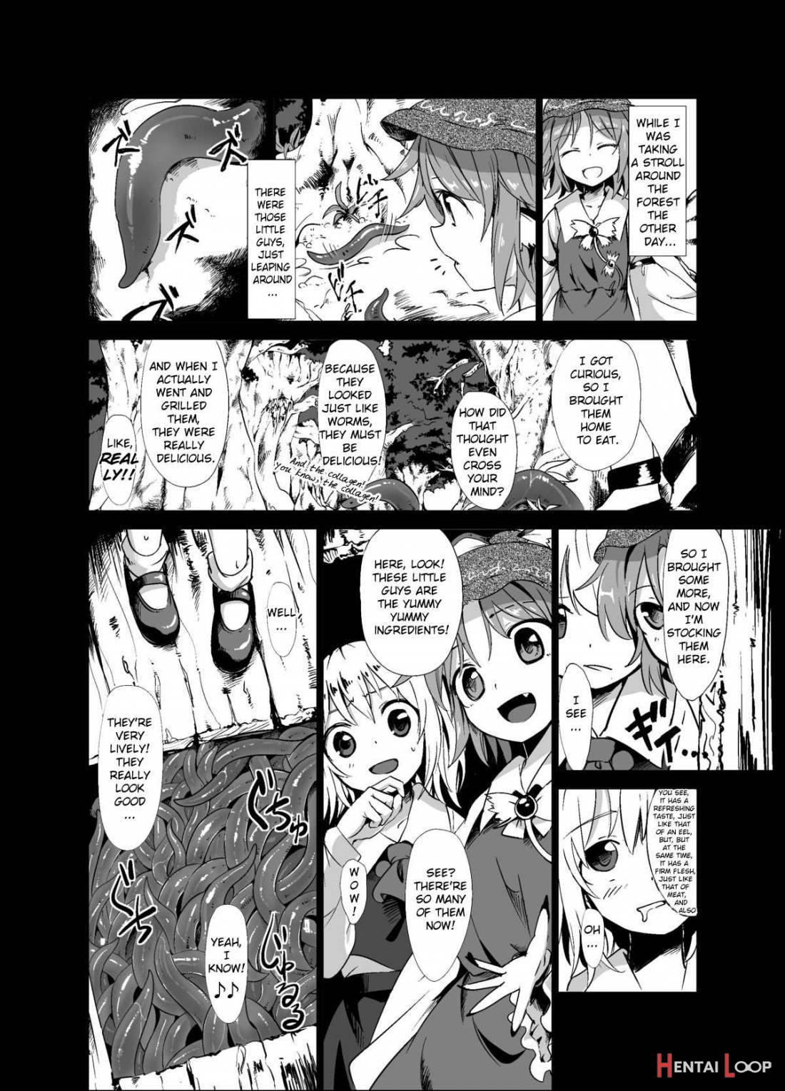 Shokushu ga Mori de Kabayaki ni page 3