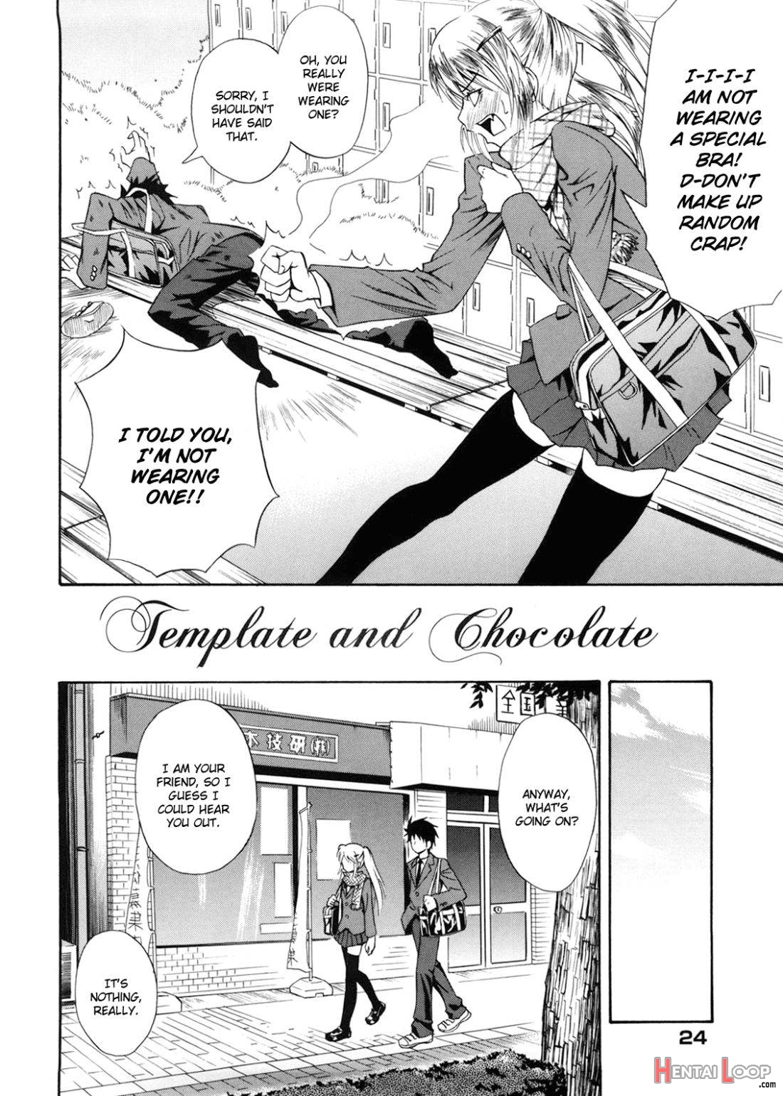 Template and Chocolate page 2