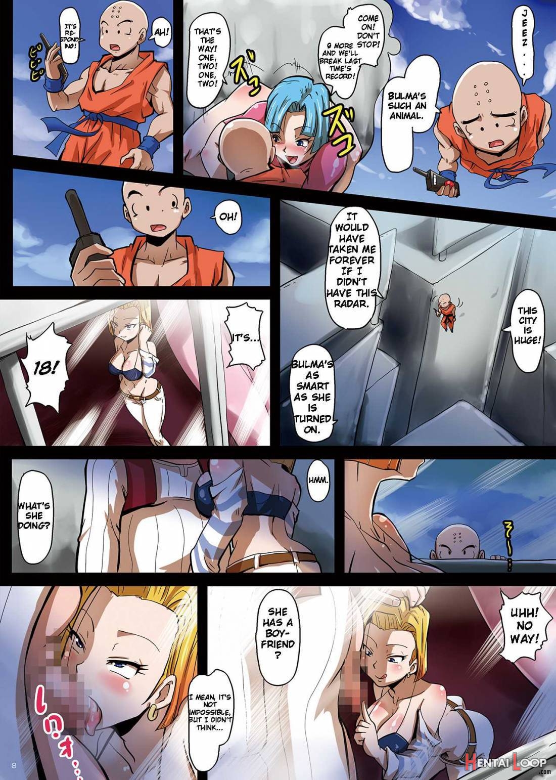The Plan To Subjugate 18 -Bulma And Krillin'S Conspiracy To Turn 18 Into A Sex Slave- page 8