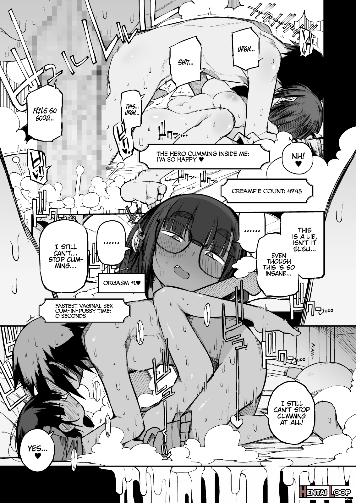 The S-rank Pervert Status Of The Unfit Homely Girl In The Hero Party With A Ban On Love page 37