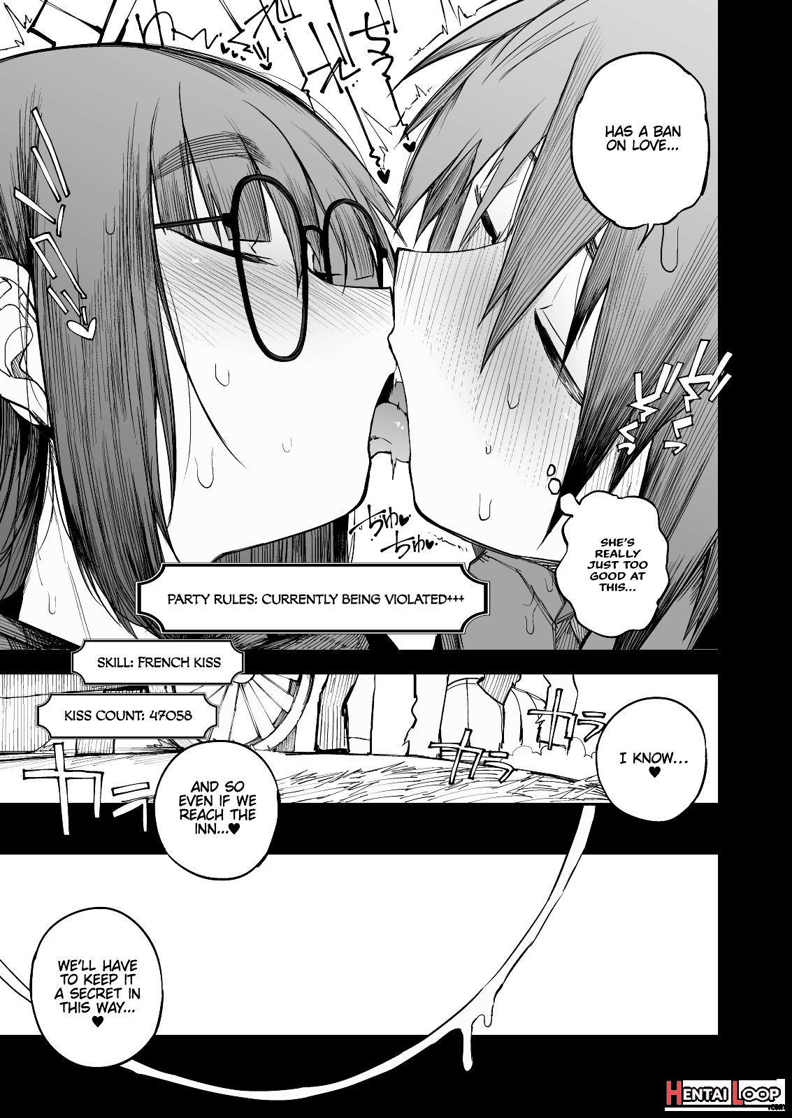 The S-rank Pervert Status Of The Unfit Homely Girl In The Hero Party With A Ban On Love page 9