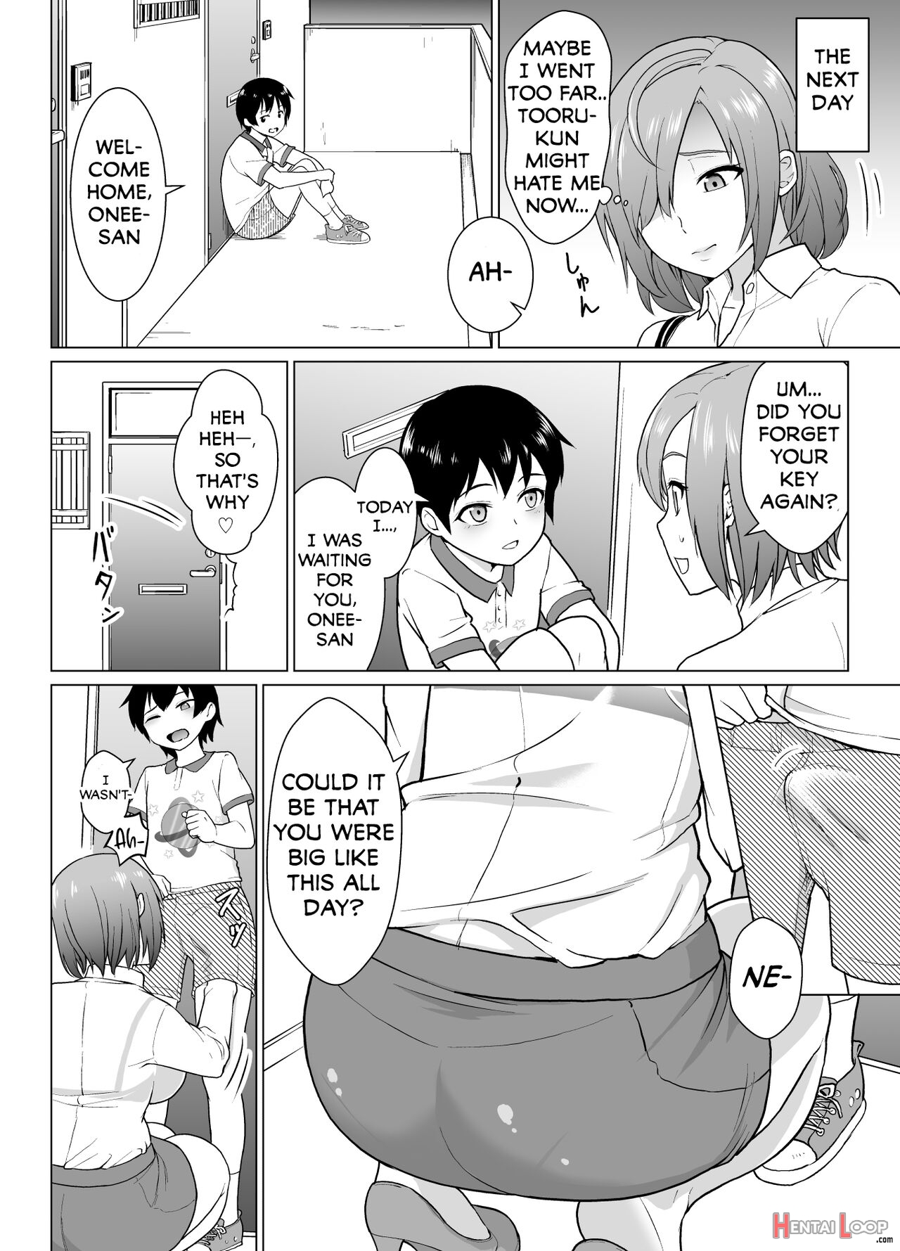 The Virgin Onee-san From Next-door And I page 13