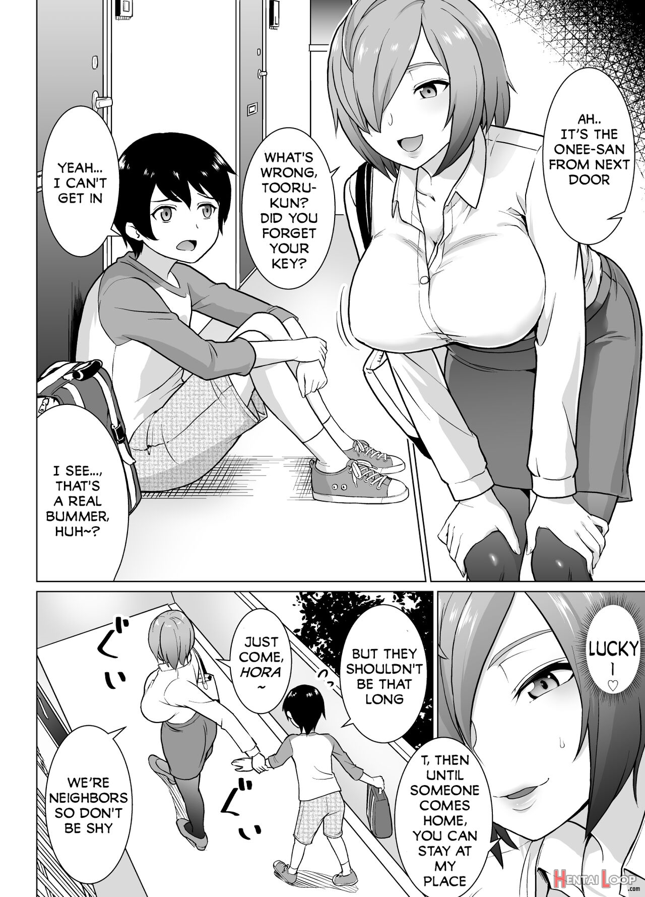The Virgin Onee-san From Next-door And I page 3